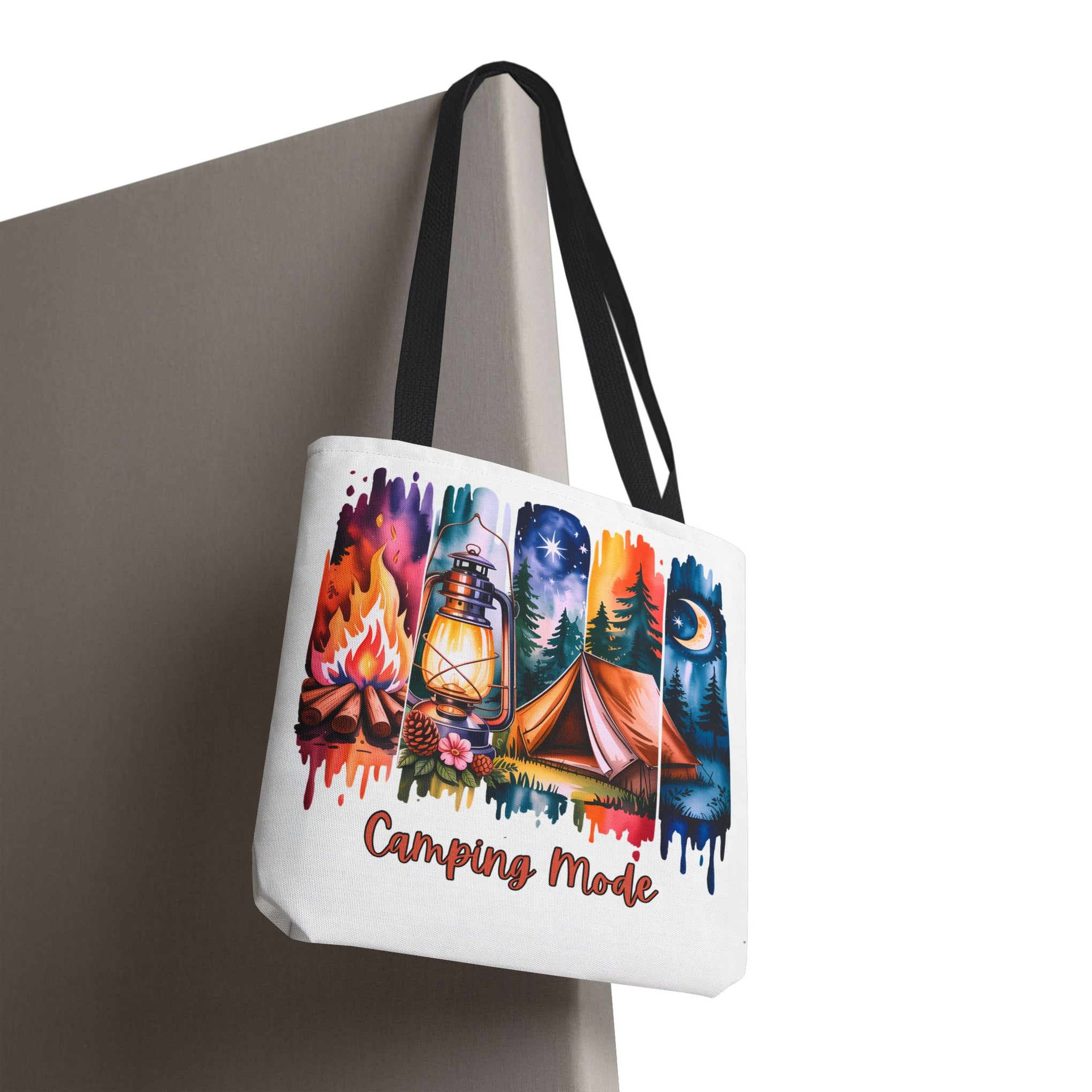 Camping Mode brush stroke Tote Bag
