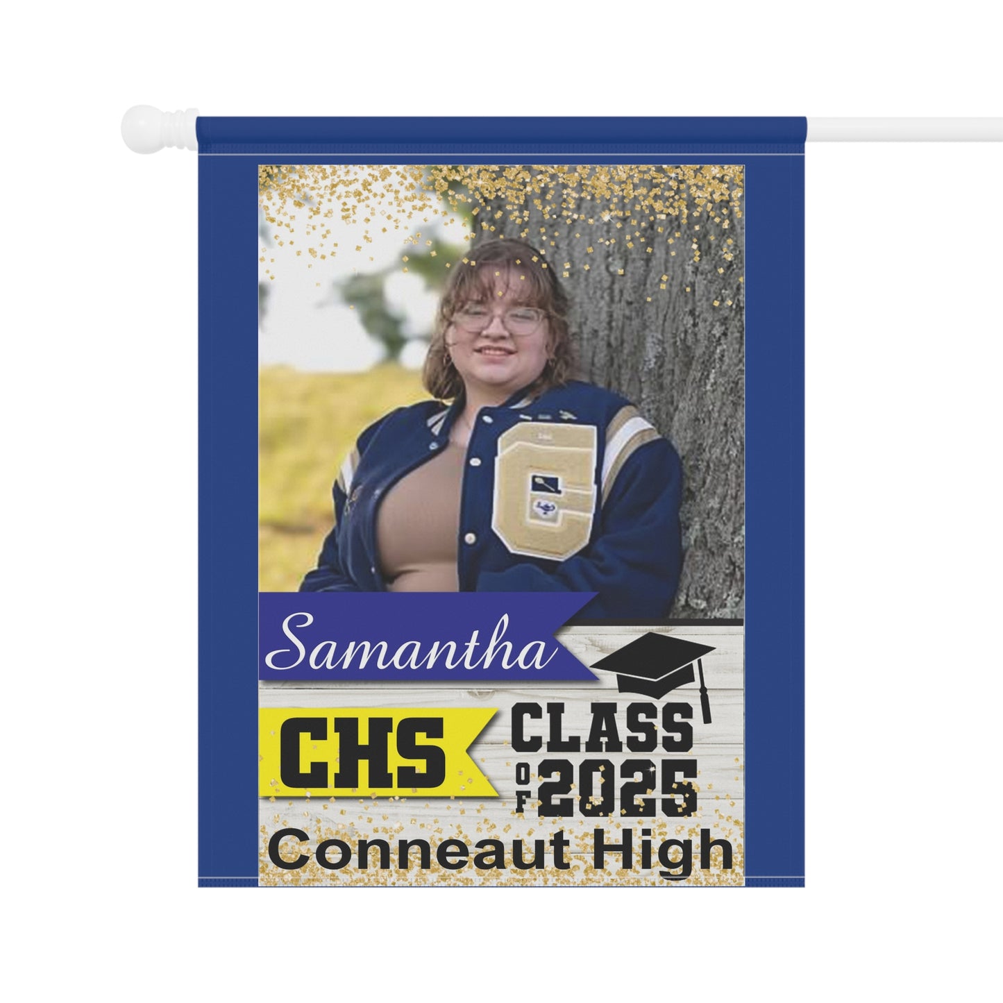 Samantha Jones Class Of 2025 Congratulations!!!! Order your custom flag   24.5x32
