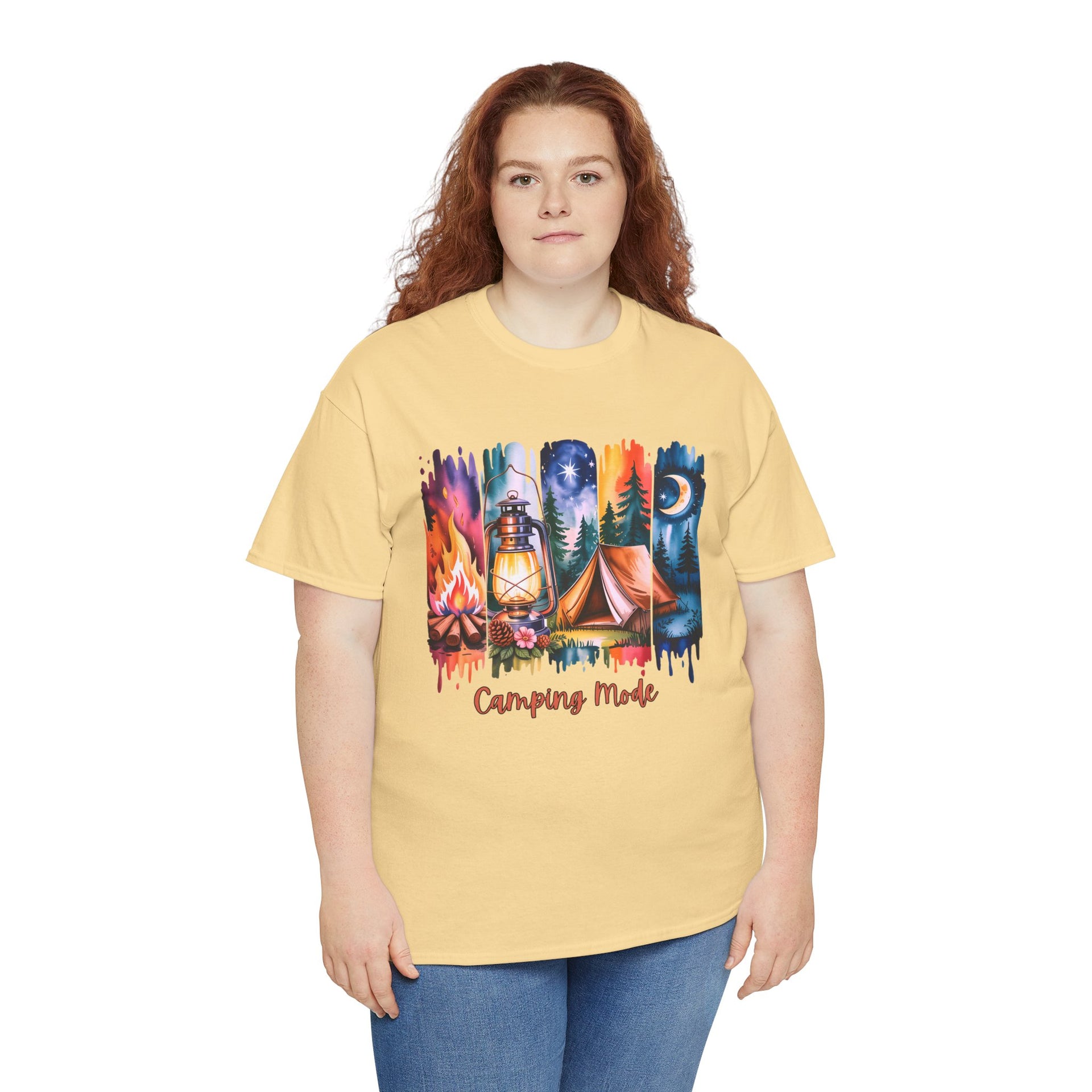 Camping Mode brush stroke T-Shirt