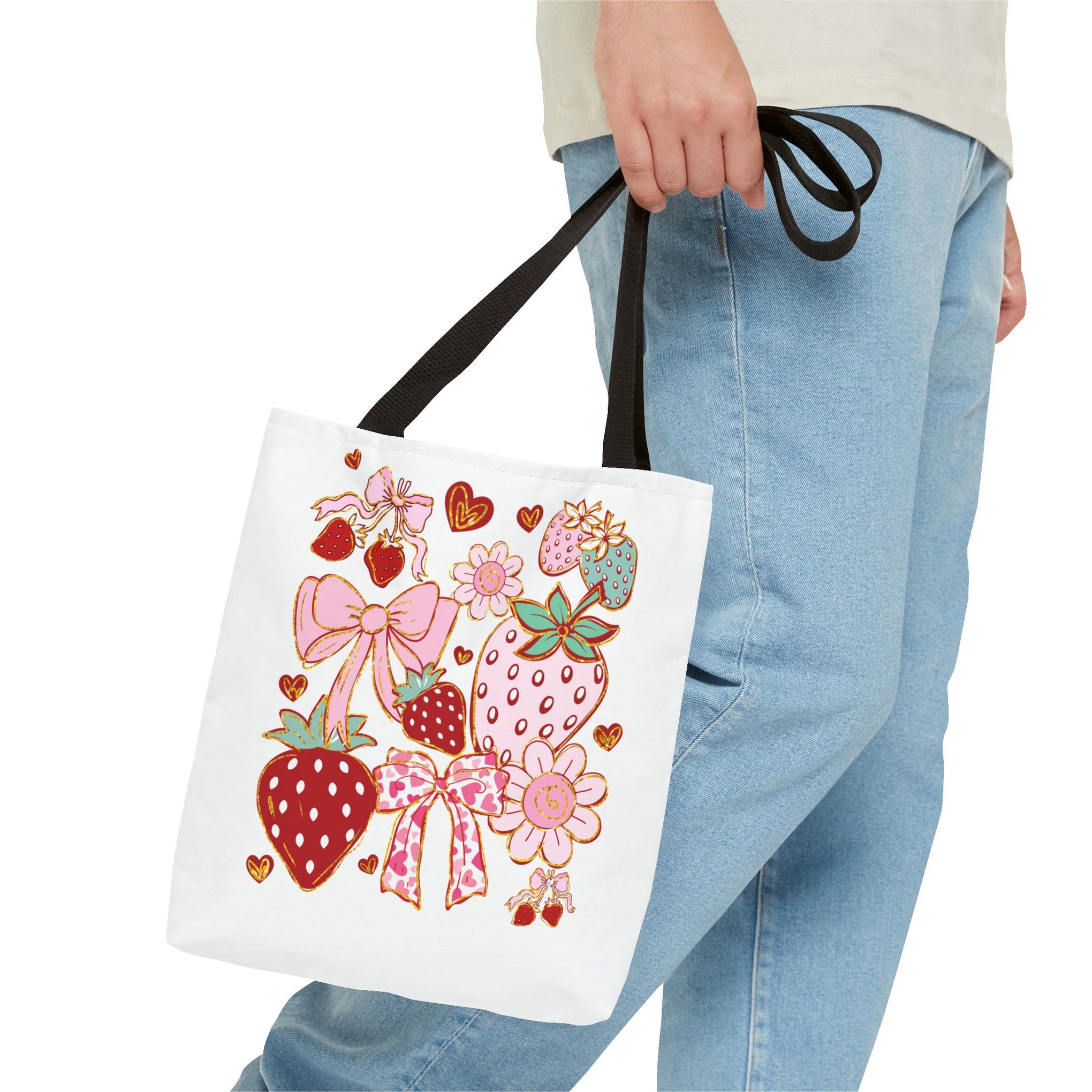 Boho Strawberry Coquette Bag