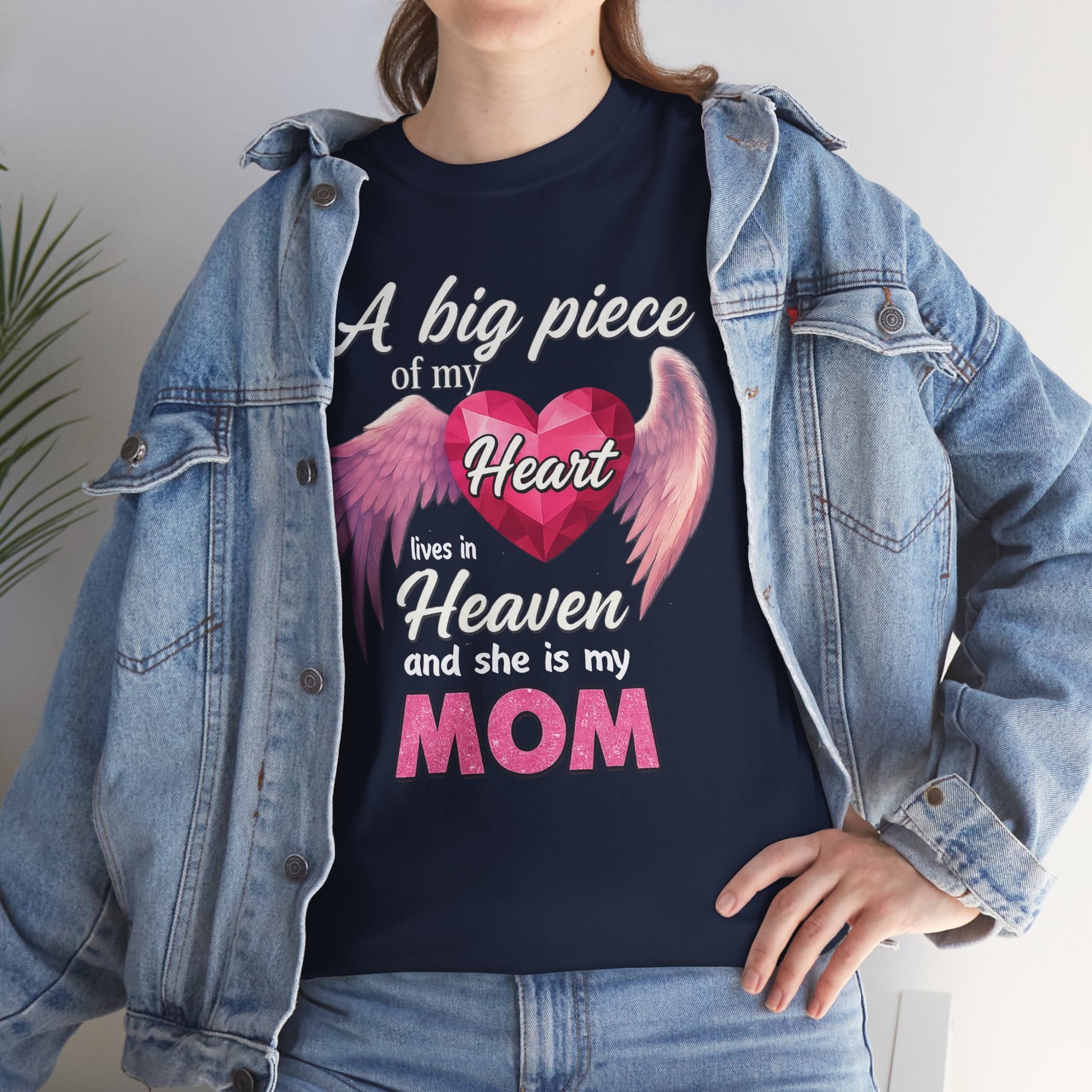 A Big Piece Of My Heart Lives In Heaven And She Is My Mom