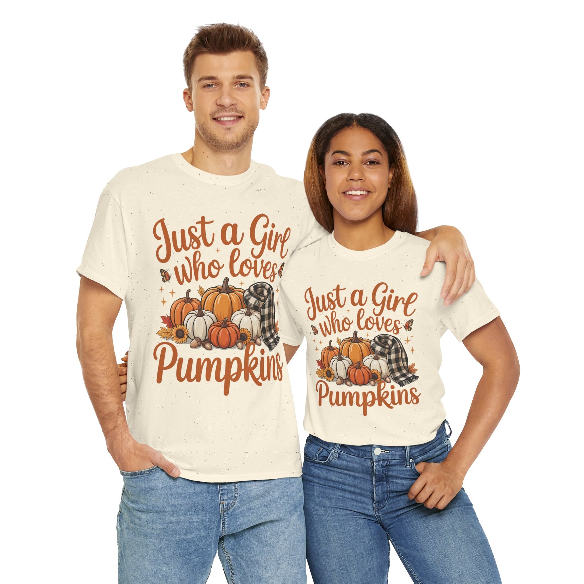 Just a Girl Who Loves Pumpkins, Fall  Shirt, Halloween, Halloween Shirt