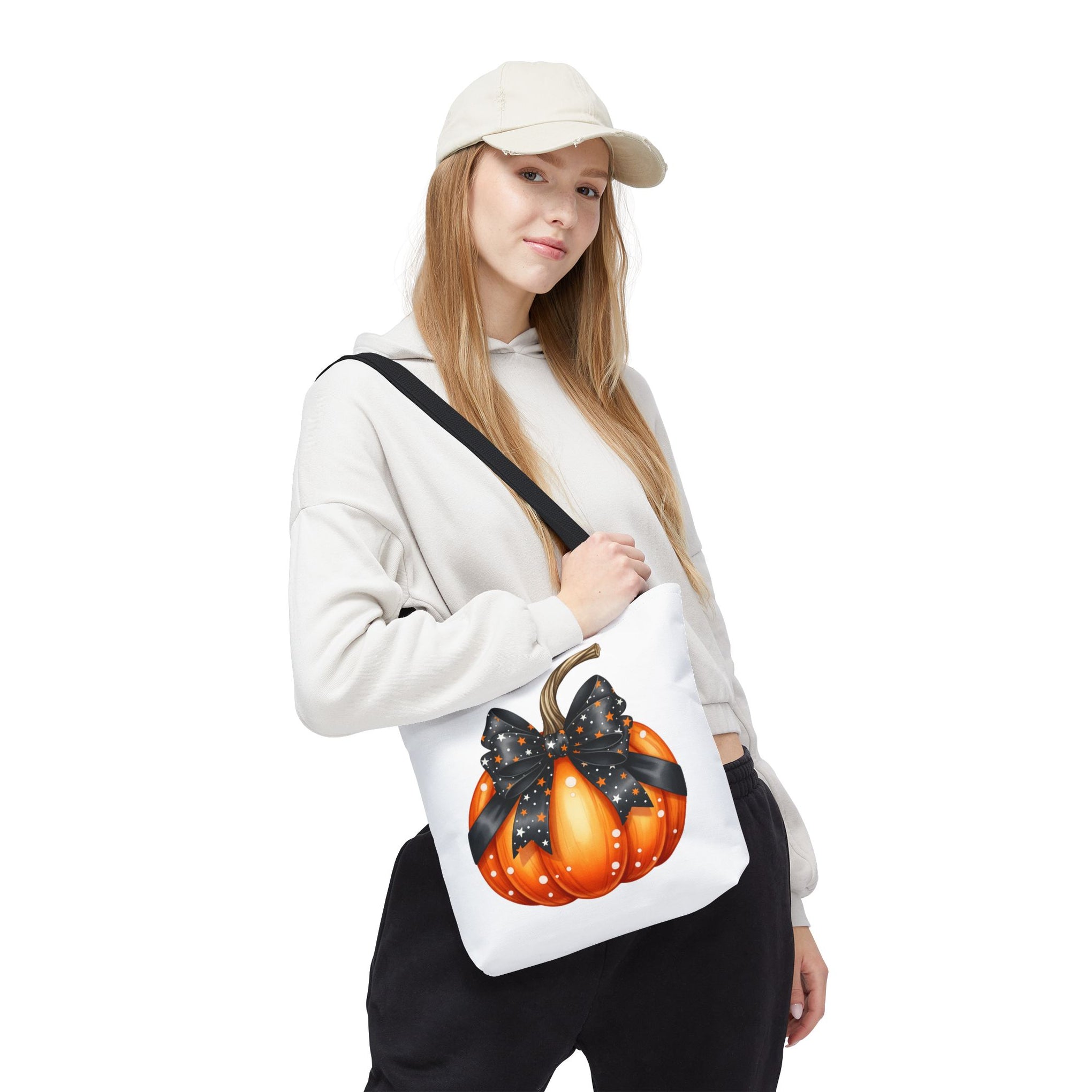 Retro Halloween Tote Bag - Vintage Style Fall Season Tote