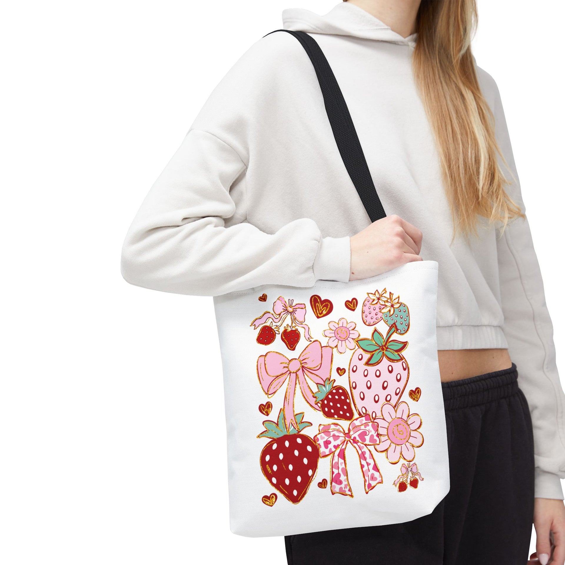 Boho Strawberry Coquette Bag