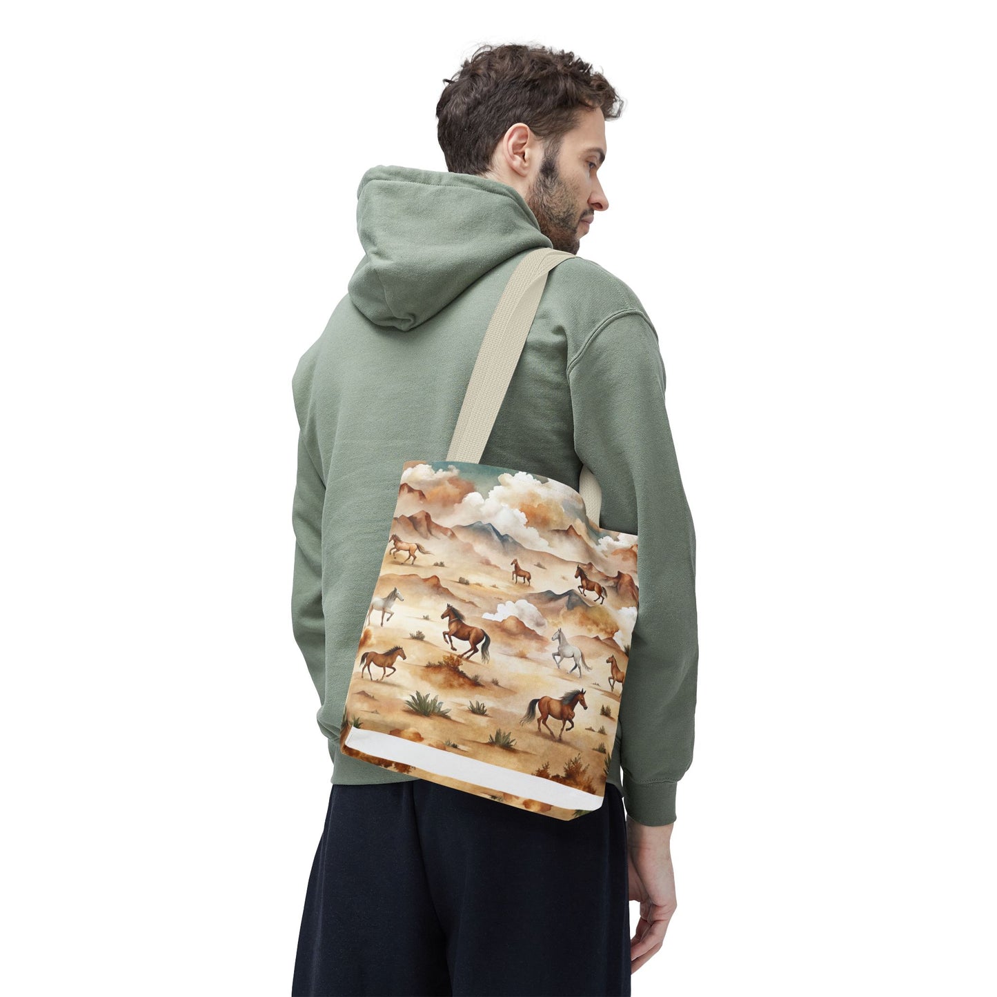Western Wild Horses Pattern Bag