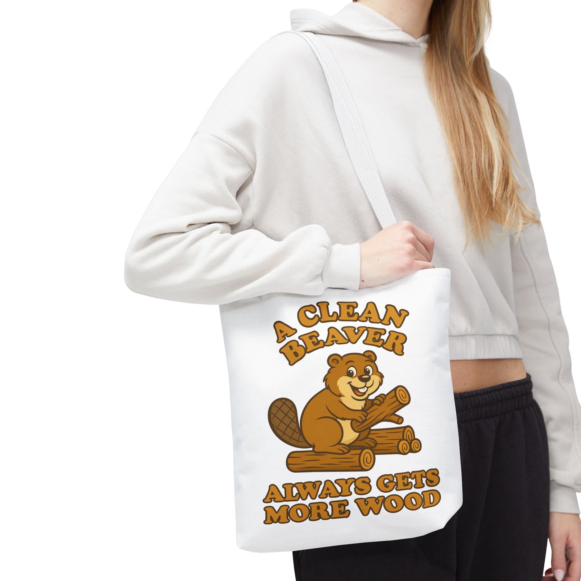 A Clean Beaver Always Gets More Wood Summer Bag