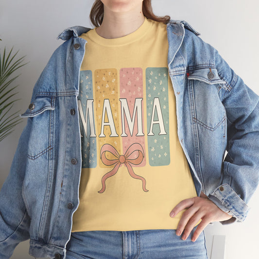 Mama  Daisy Stripes Bow Coquette