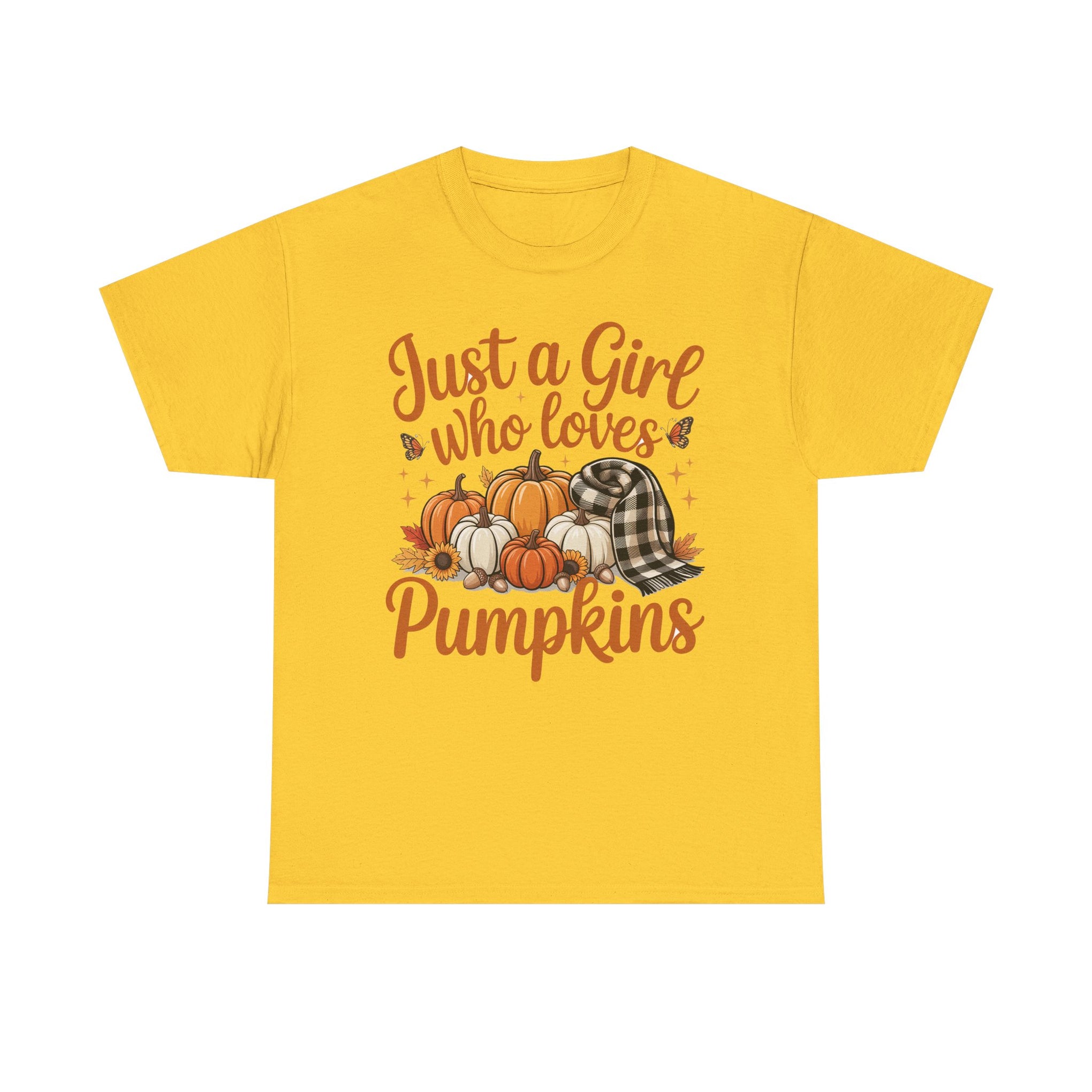 Just a Girl Who Loves Pumpkins, Fall  Shirt, Halloween, Halloween Shirt