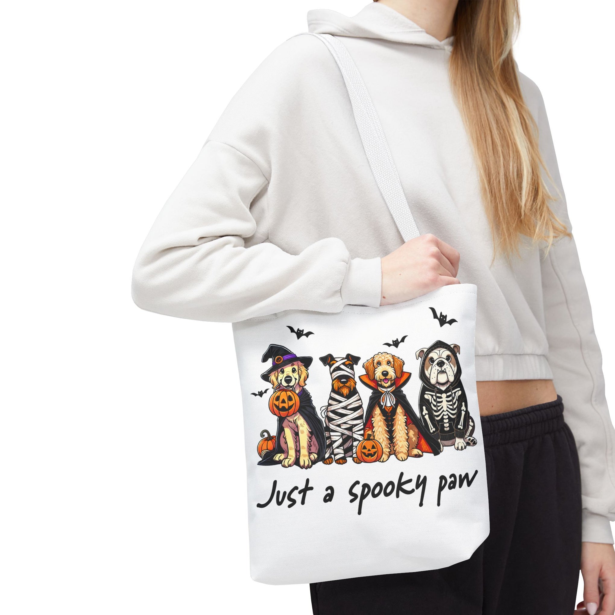 Halloween Dog Just a Spooky Paw Bag