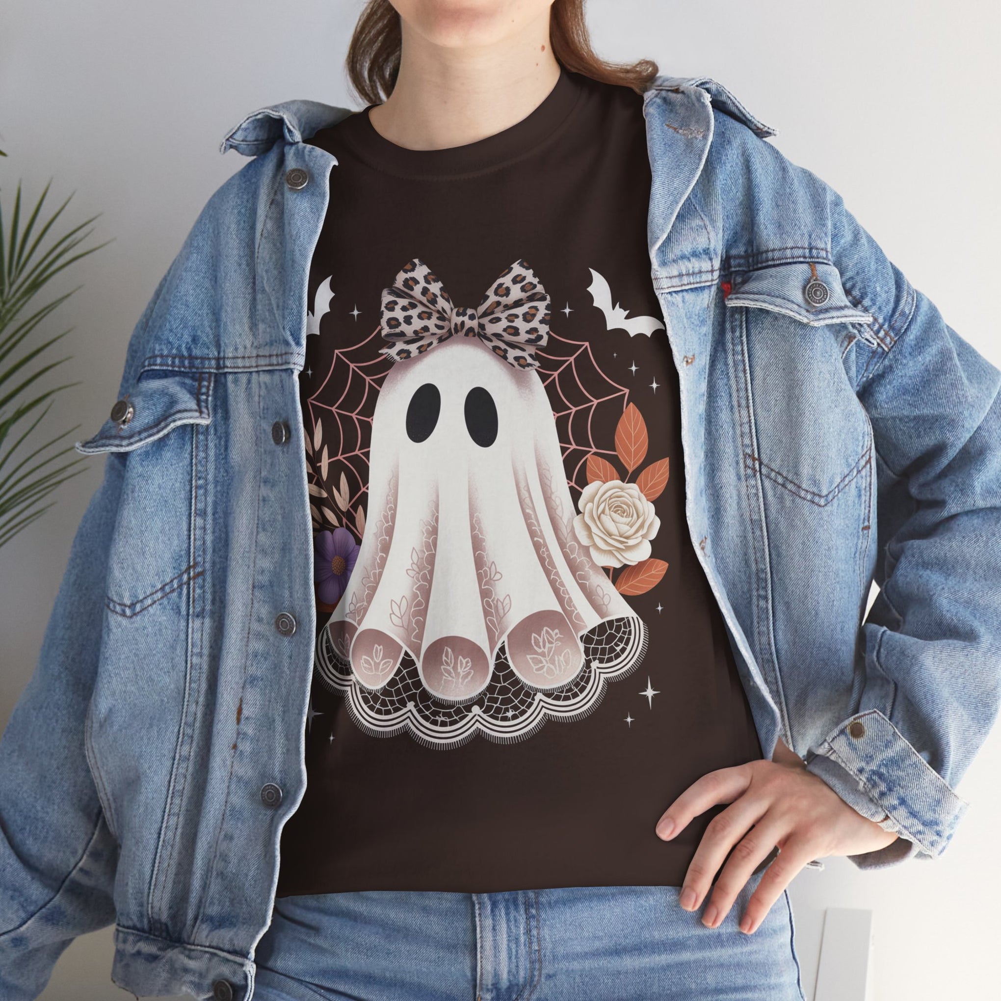 Spooky Season, Coquette Ghost Shirt, Halloween, Halloween Shirt