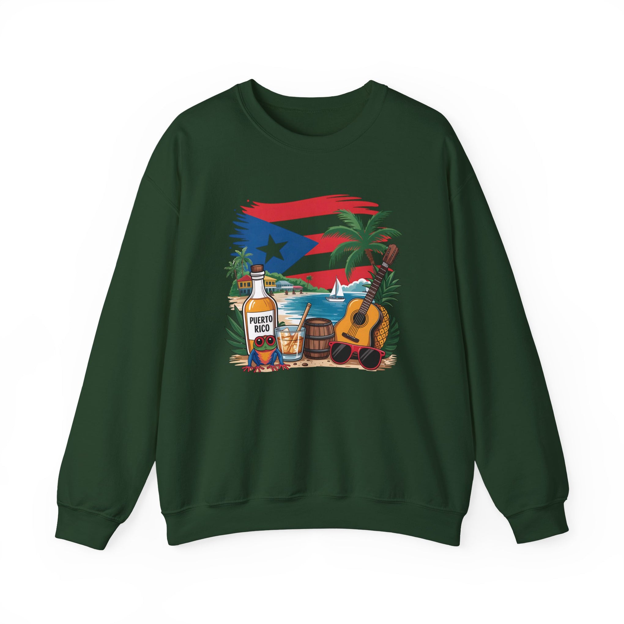Boricua, Puerto Rico, Coqui Sweatshirt