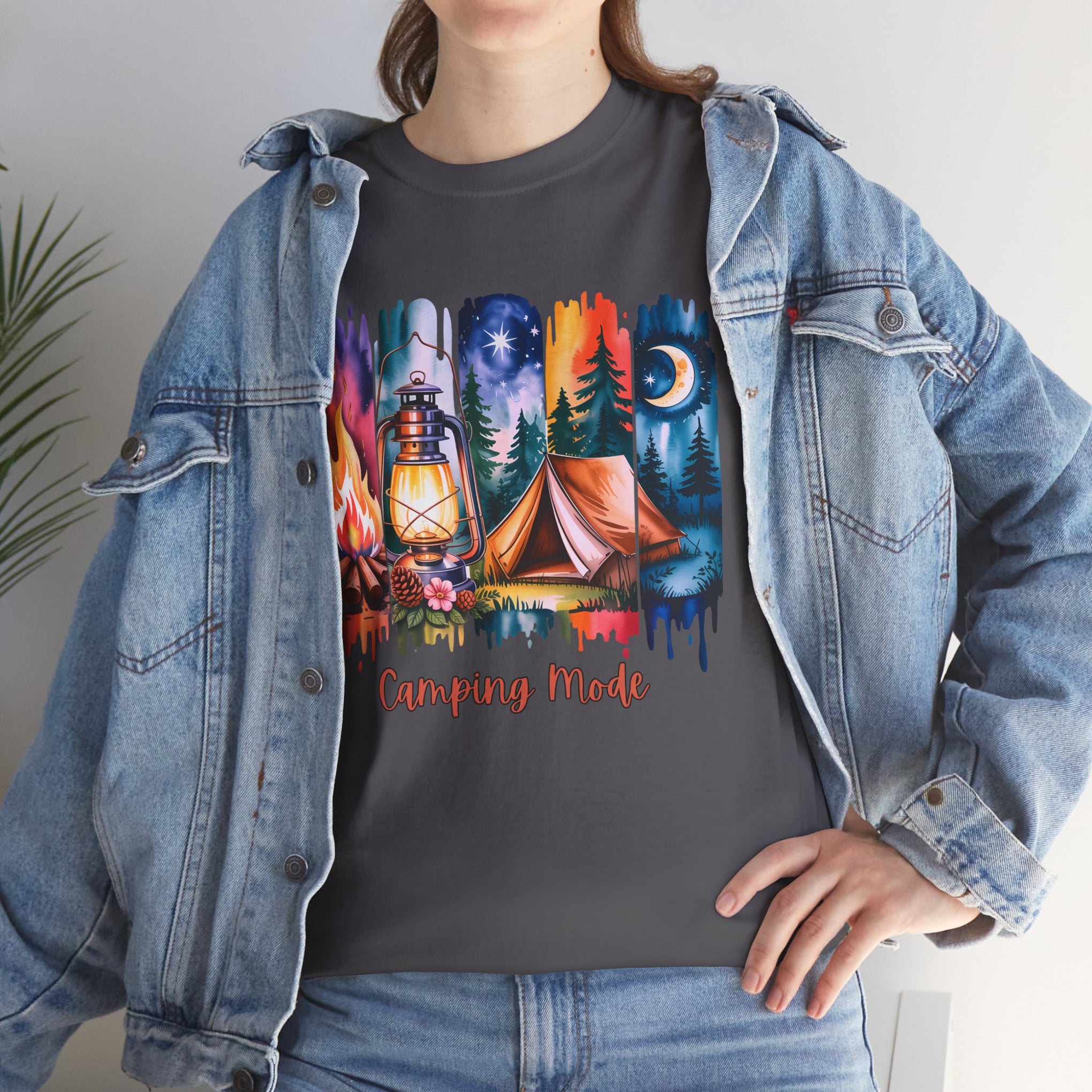 Camping Mode brush stroke T-Shirt