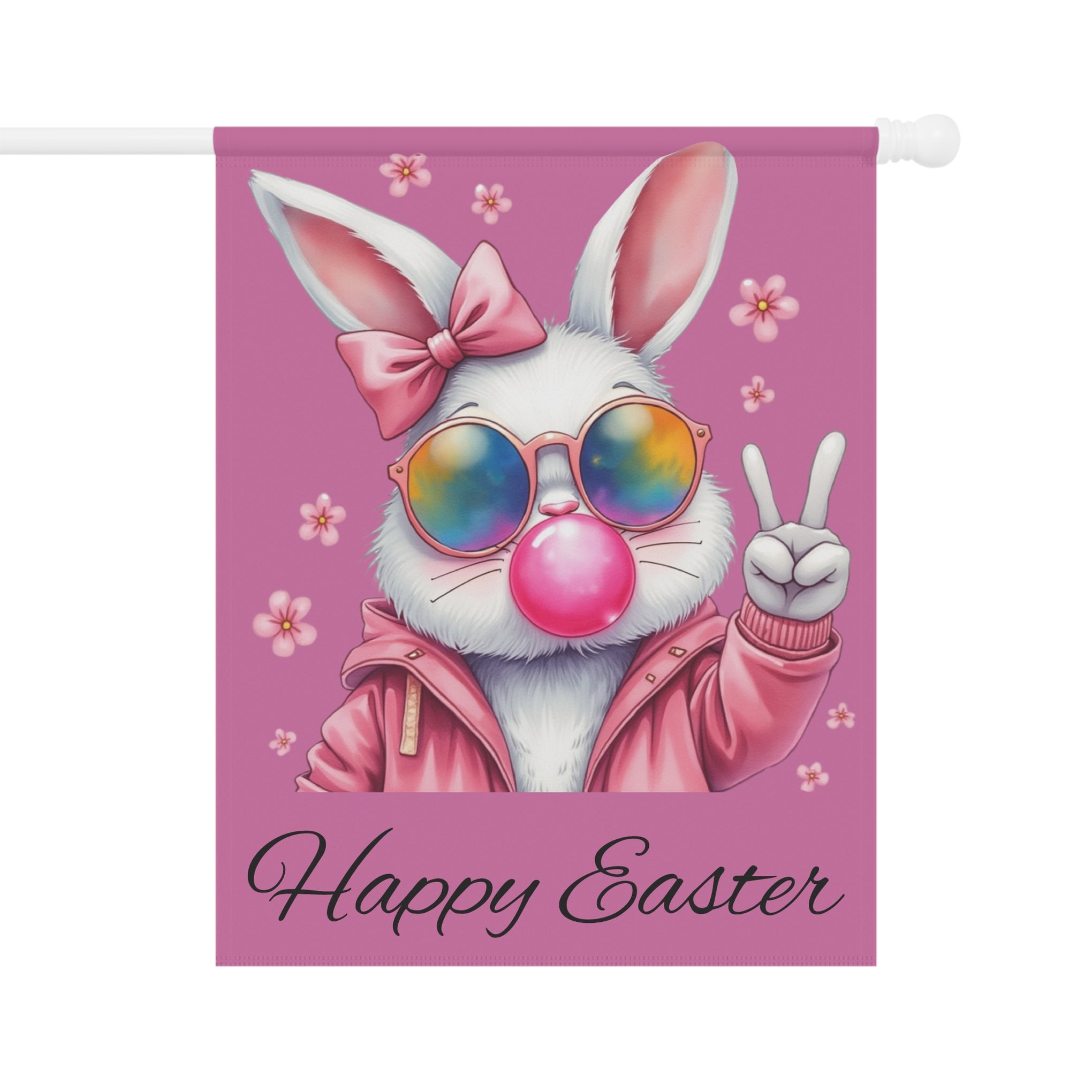 Happy Easter...Whimsical Garden Banner, Playful Outdoor Sign, Dragon Decoration, Unique Yard Art, Sarcastic Home Décor, Garden Humor