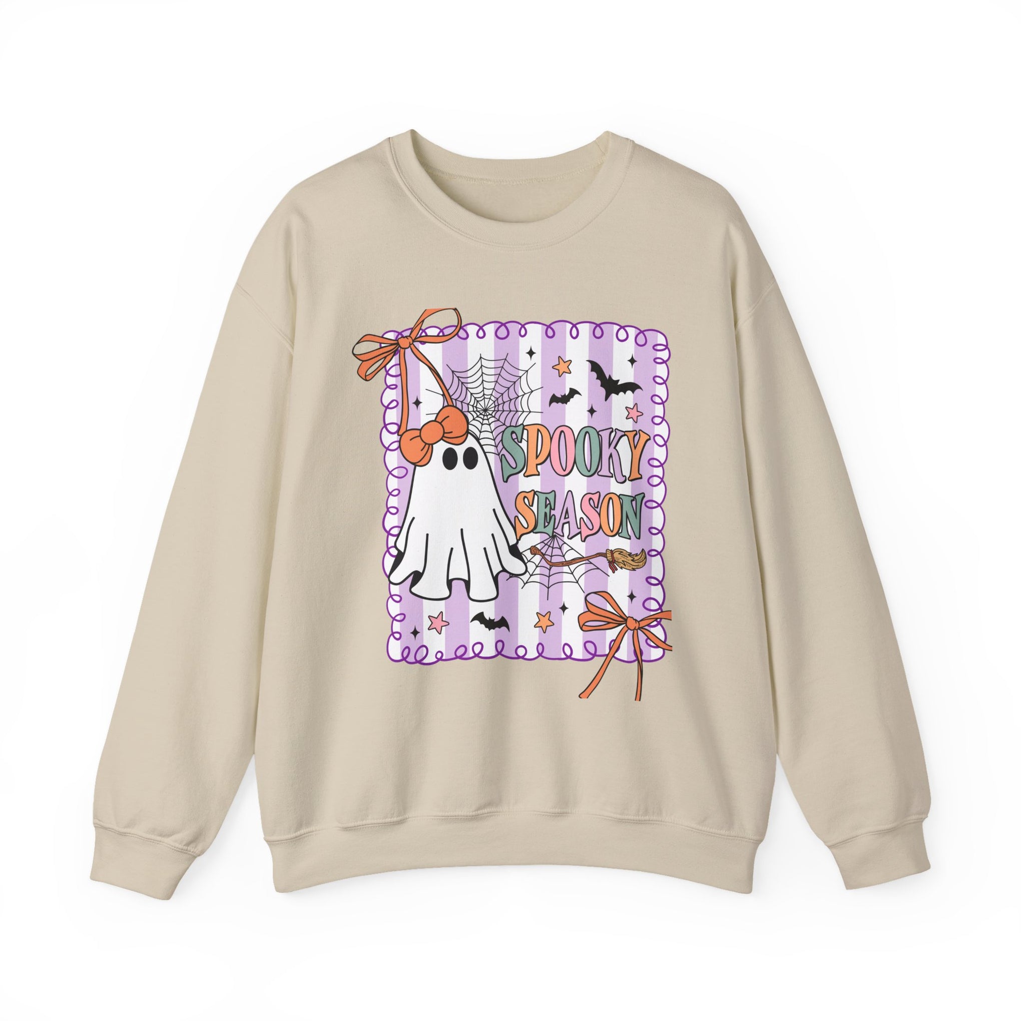 Spooky Season, Coquette Ghost Shirt Sweatshirt, Halloween Sweatshirt