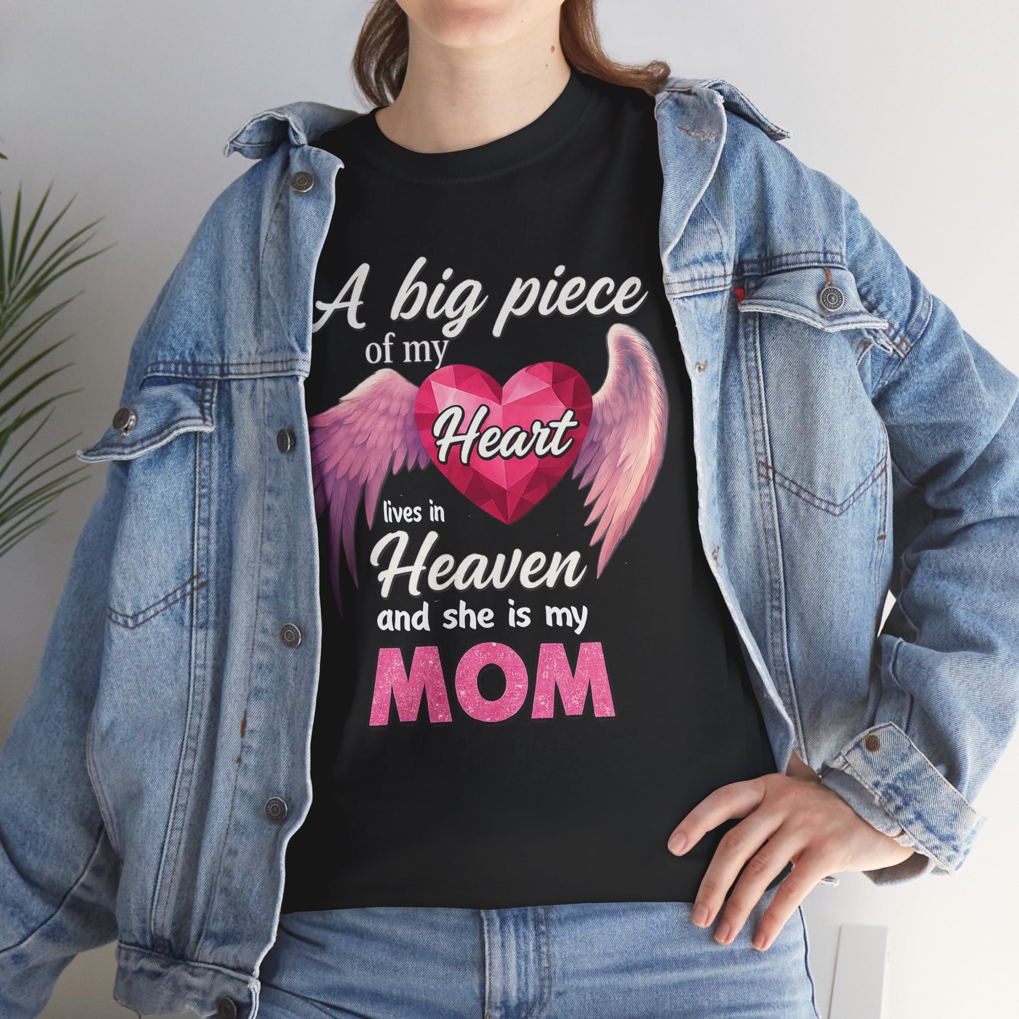 A Big Piece Of My Heart Lives In Heaven And She Is My Mom