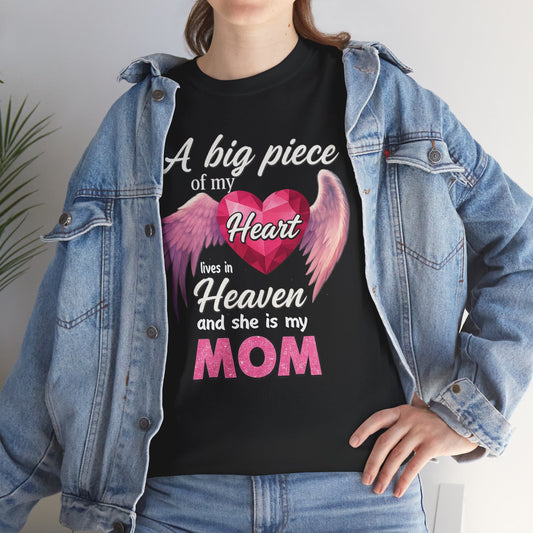 A Big Piece Of My Heart Lives In Heaven And She Is My Mom