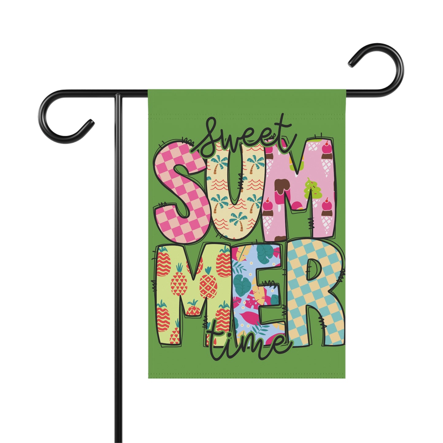 Sweet Summer Time...Whimsical Garden Banner, Playful Outdoor Sign, Dragon Decoration, Unique Yard Art, Sarcastic Home Décor, Garden Humor