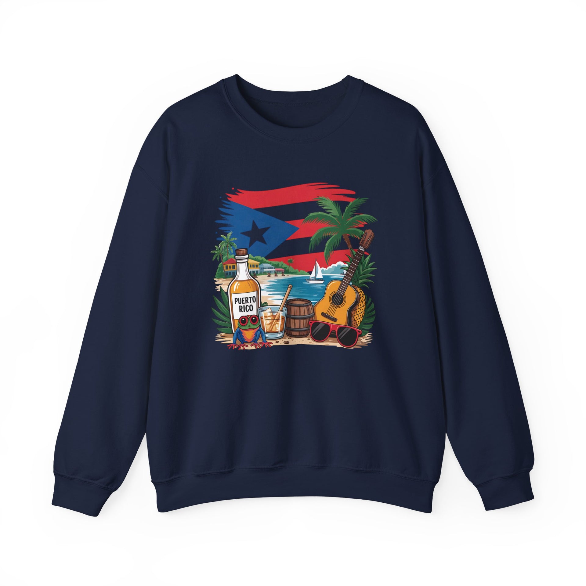 Boricua, Puerto Rico, Coqui Sweatshirt