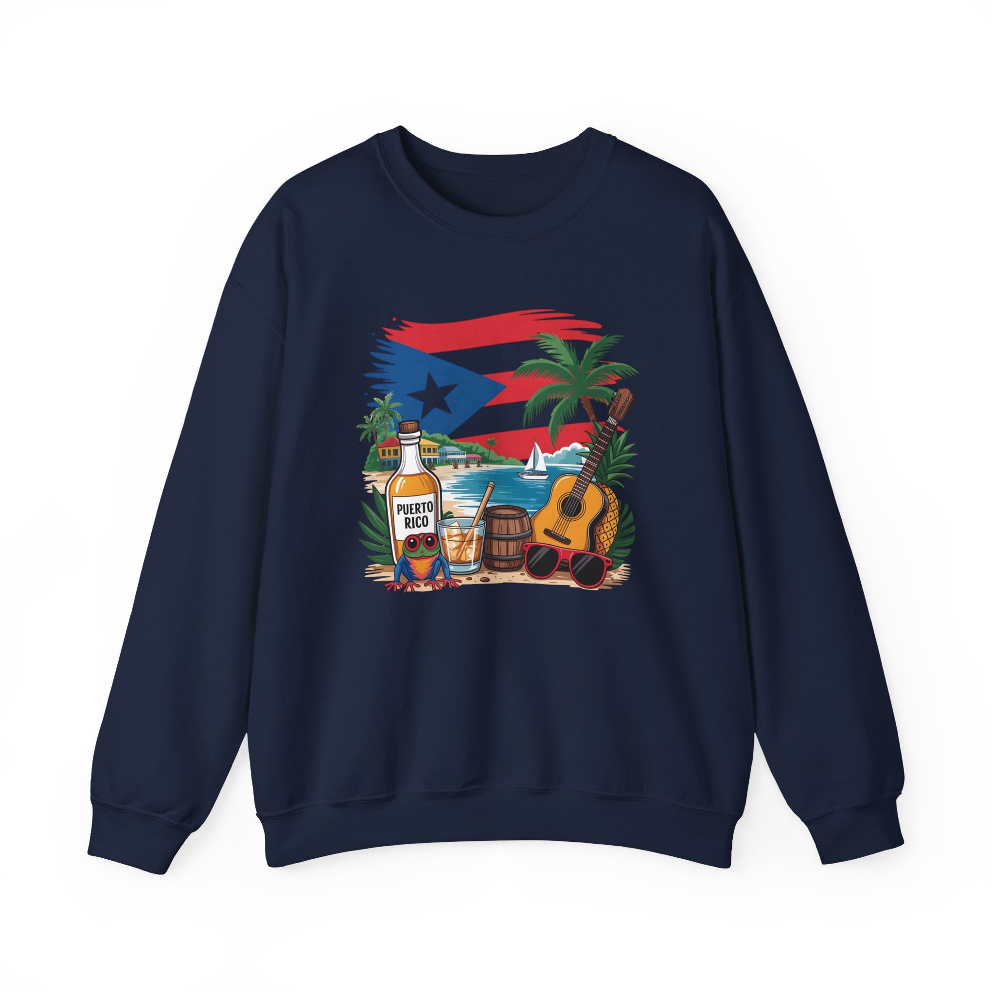 Boricua, Puerto Rico, Coqui Sweatshirt