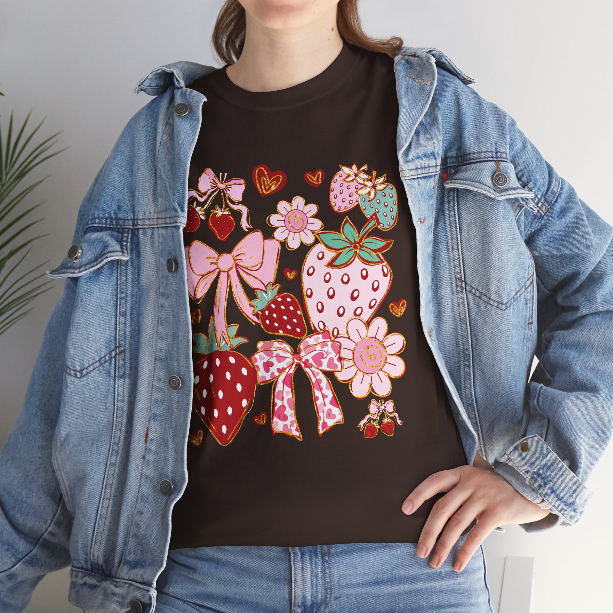 Boho Strawberry Coquette t-shirt