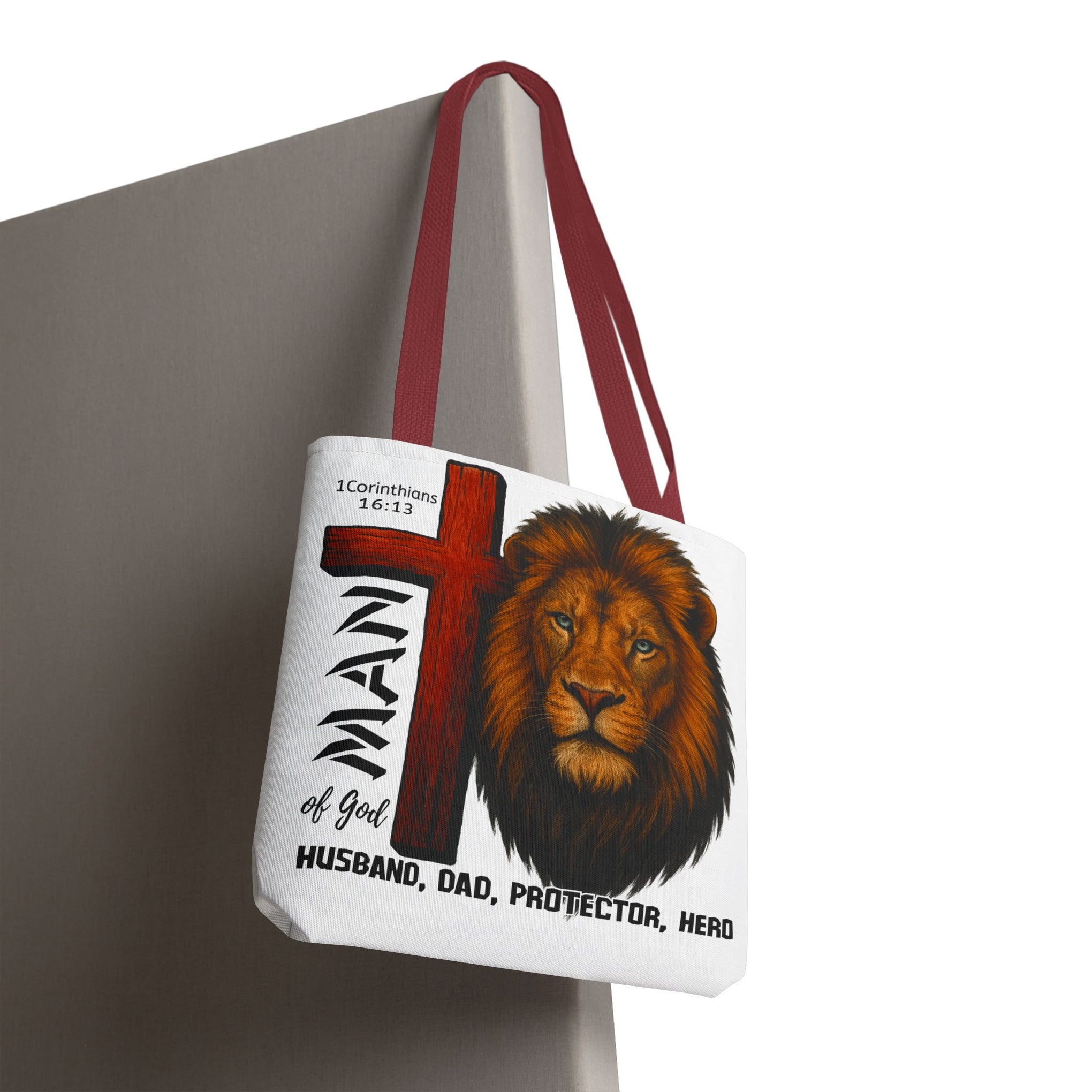 Man of god, Husband, Dad, Protector, Hero Summer bag