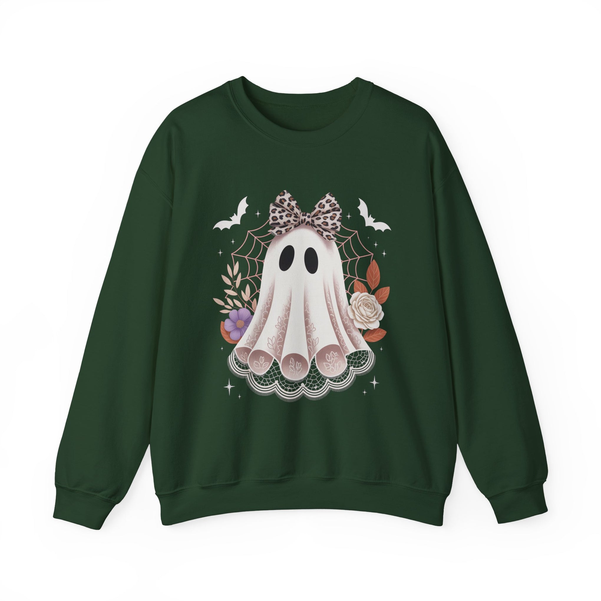 Spooky Season, Coquette Ghost Sweatshirt, Halloween Sweatshirt