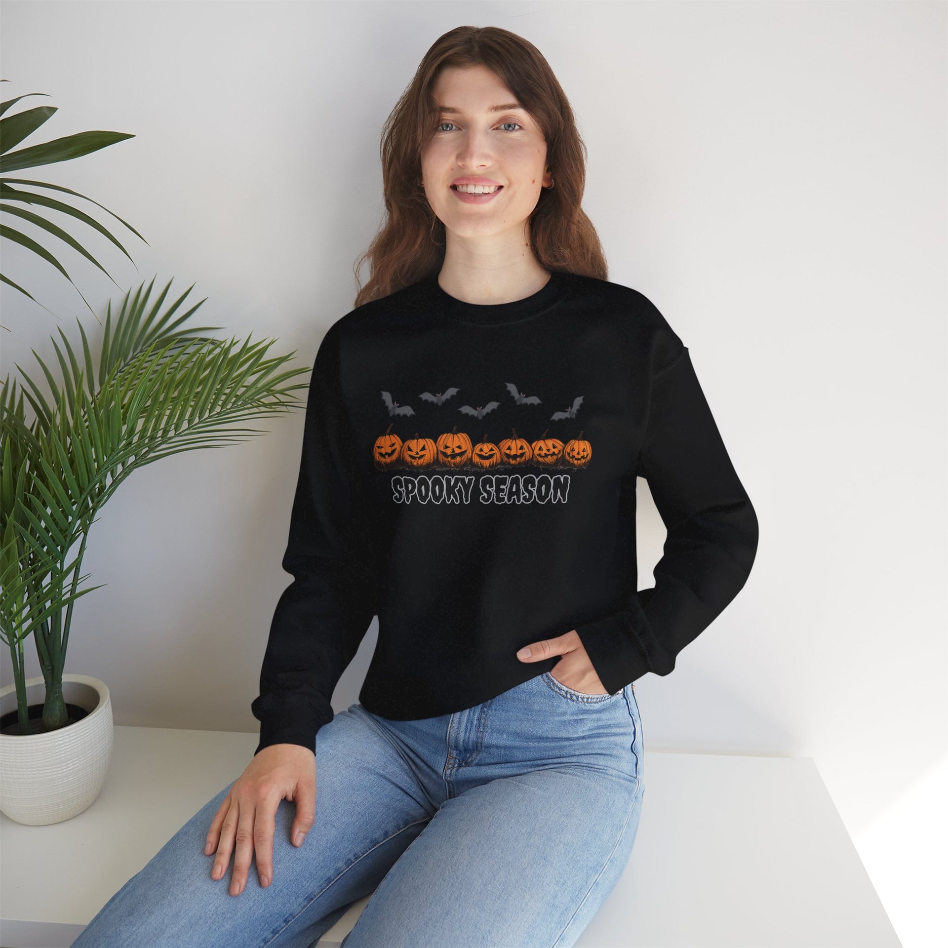 Spooky Season, Fall , Cozy Sweatshirt, Halloween Sweatshirt