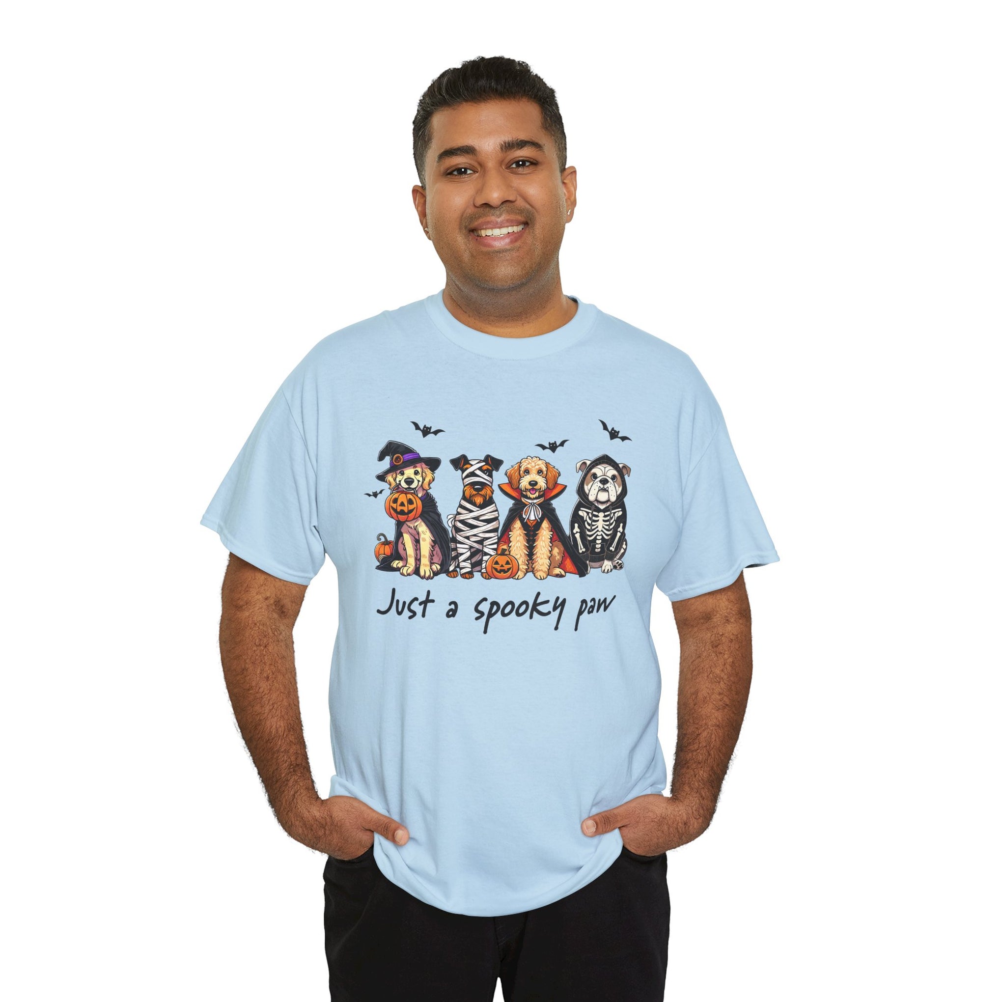 Just a Spooky Paw | Funny Halloween Dog Shirt