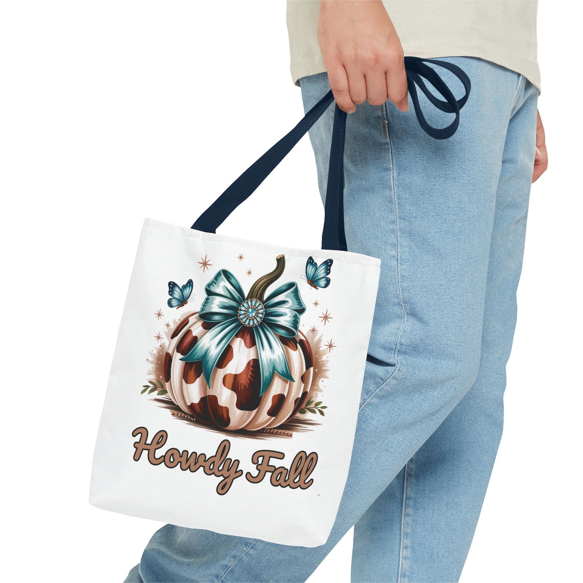 Howdy Fall Western Pumpkin Cowhide Bag