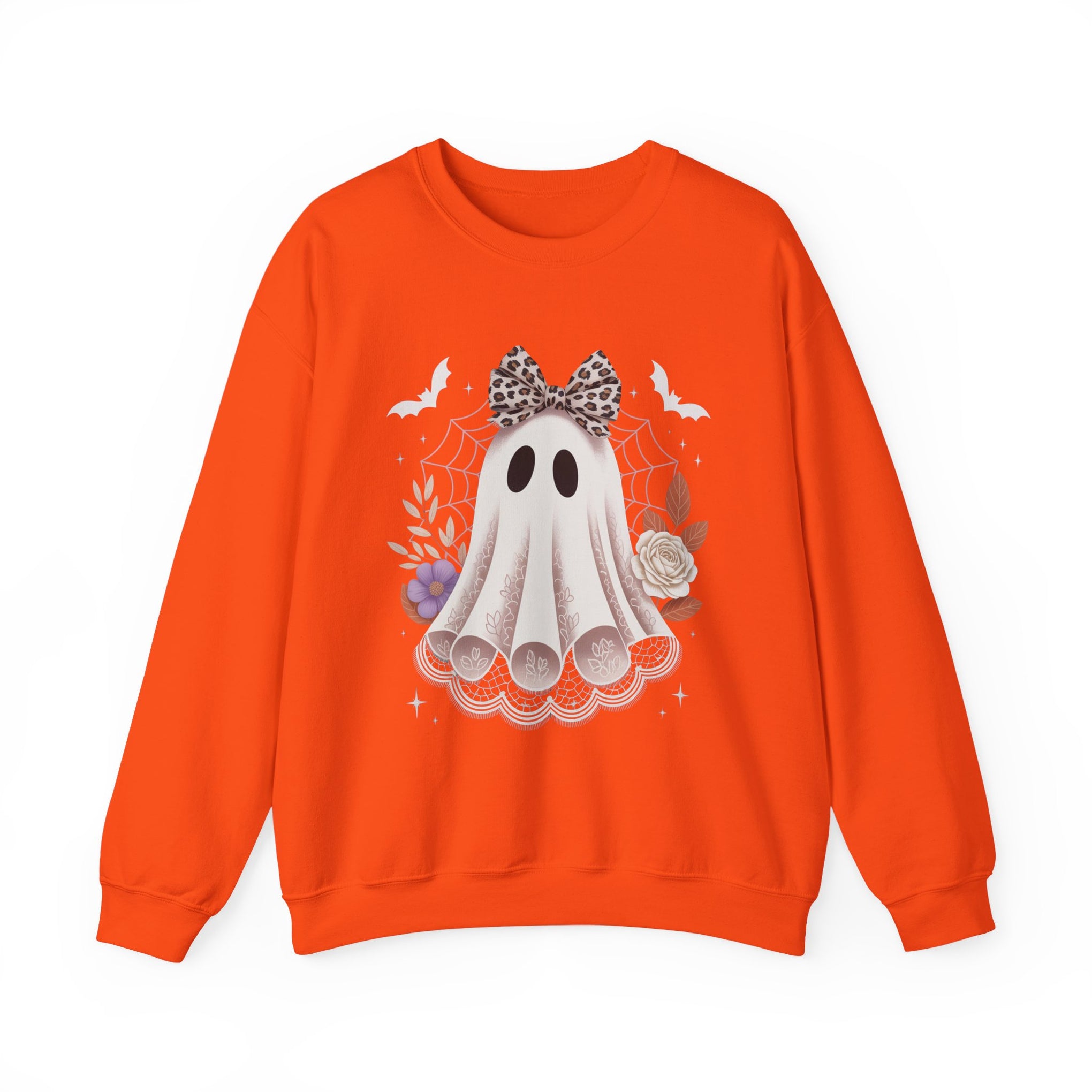 Spooky Season, Coquette Ghost Sweatshirt, Halloween Sweatshirt
