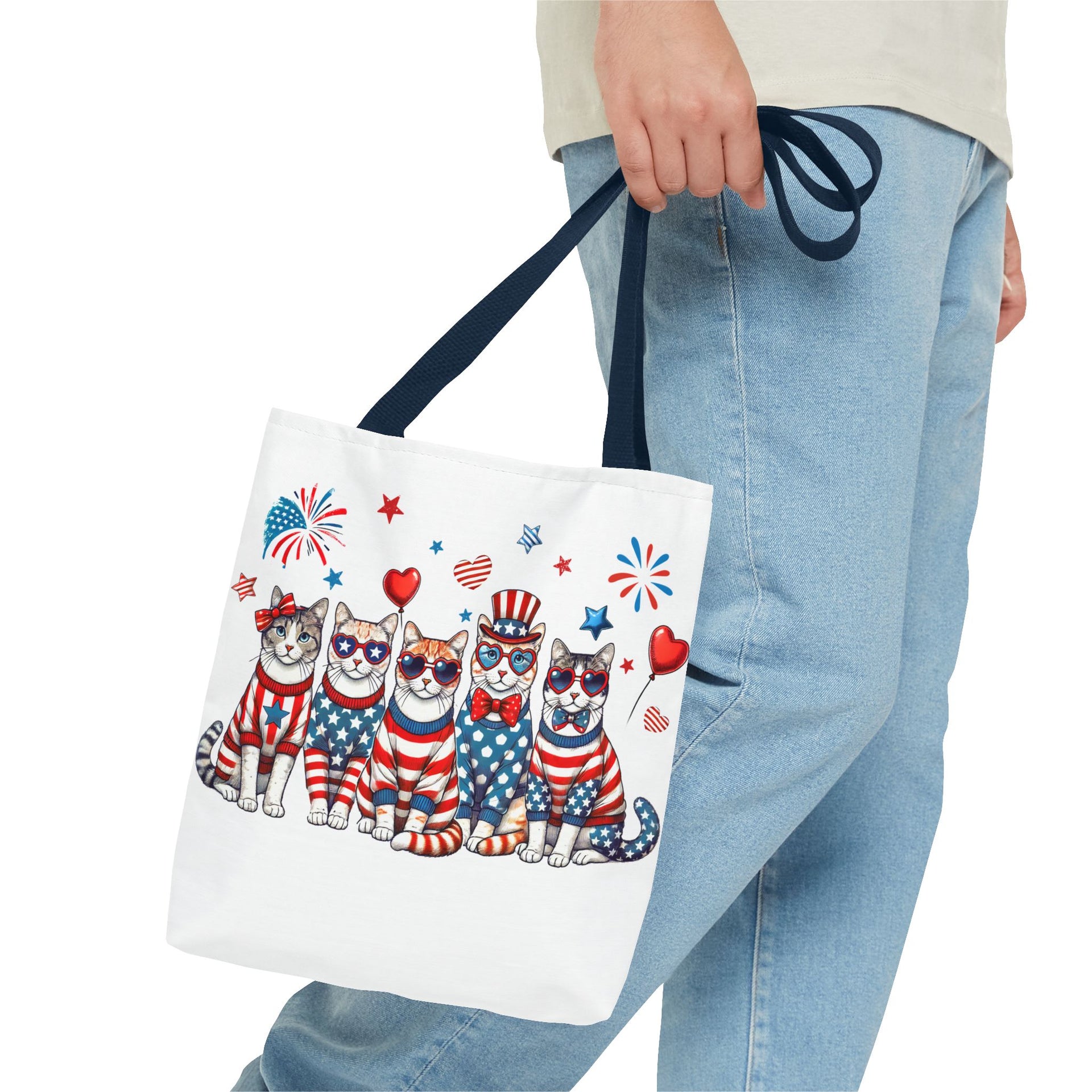4th of July Patriotic Cat Bag