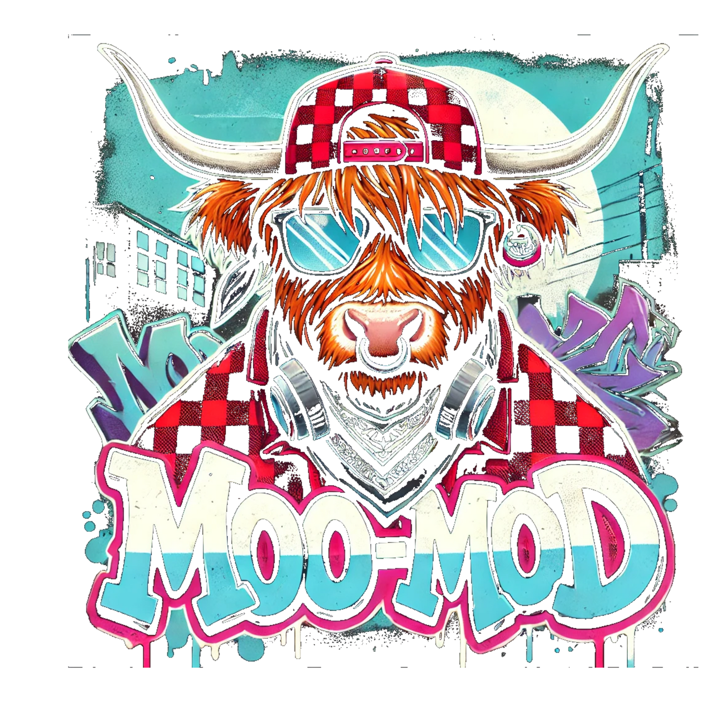 Moo-D Mod Highland cow is now an absolute fashion legend