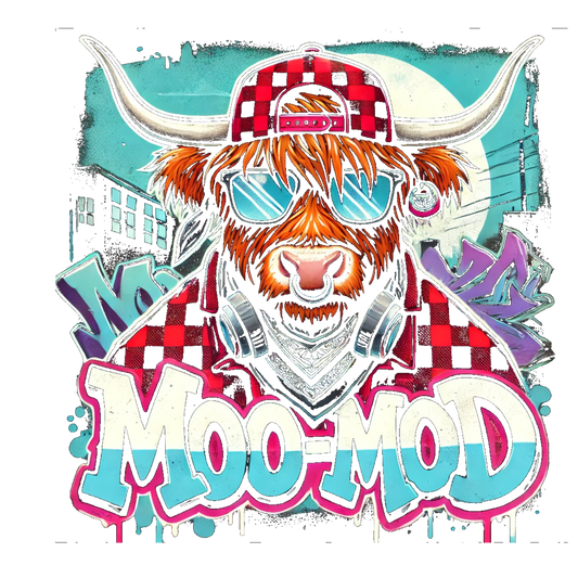 Moo-D Mod Highland cow is now an absolute fashion legend