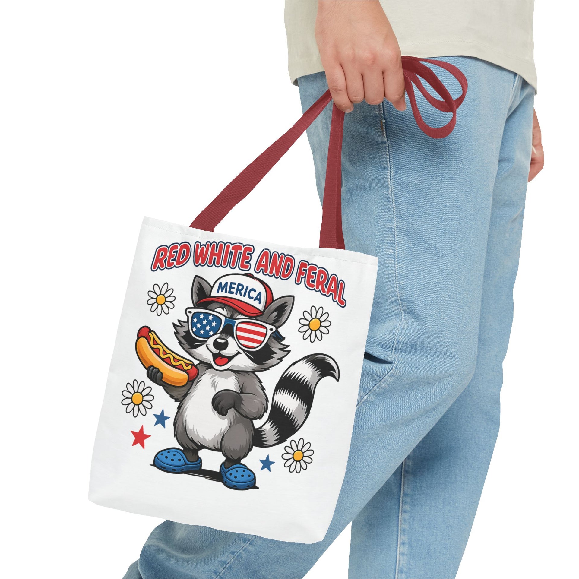 Red, White and Feral Summer Bag