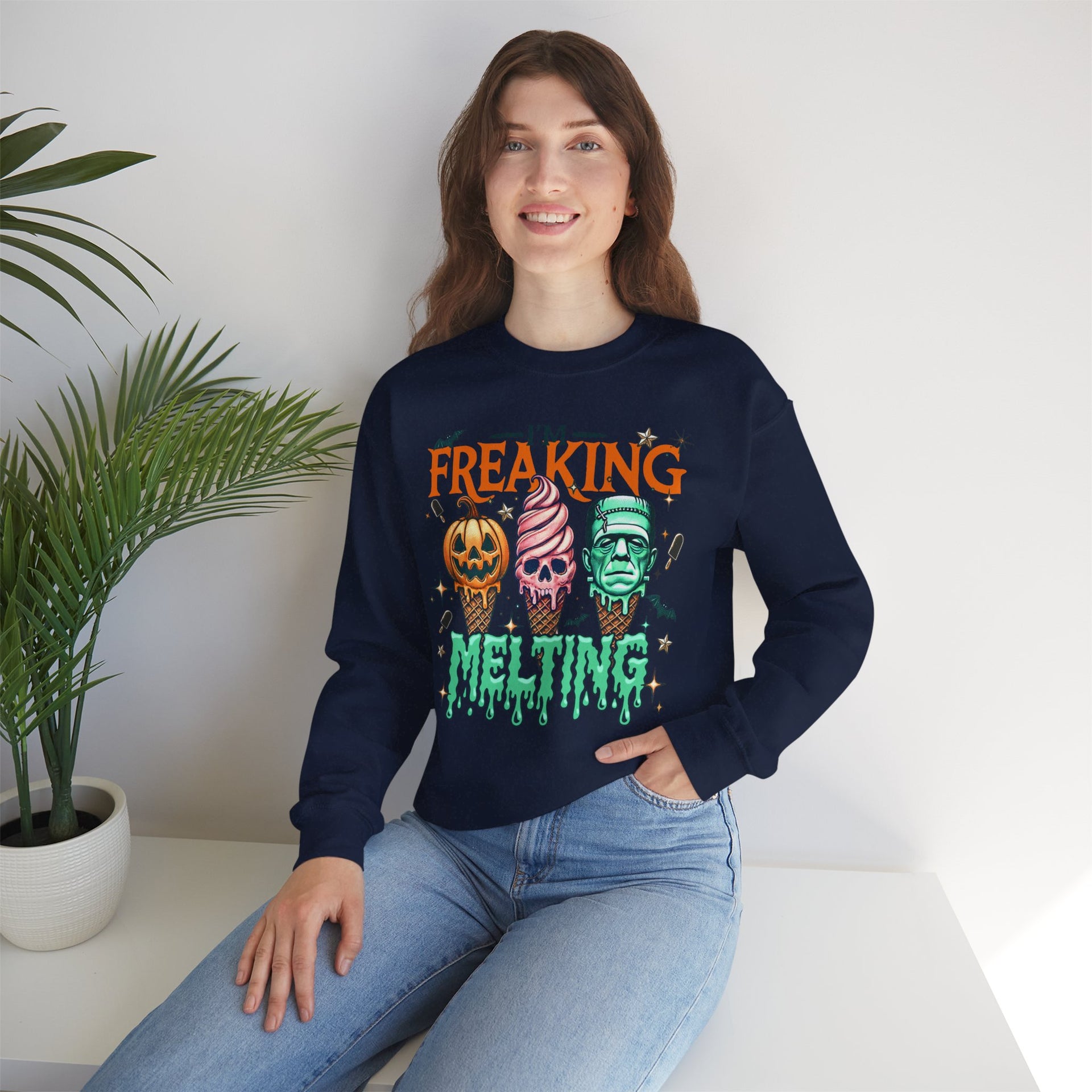 I'm Freaking Melting Sweatshirt, Halloween Sweatshirt