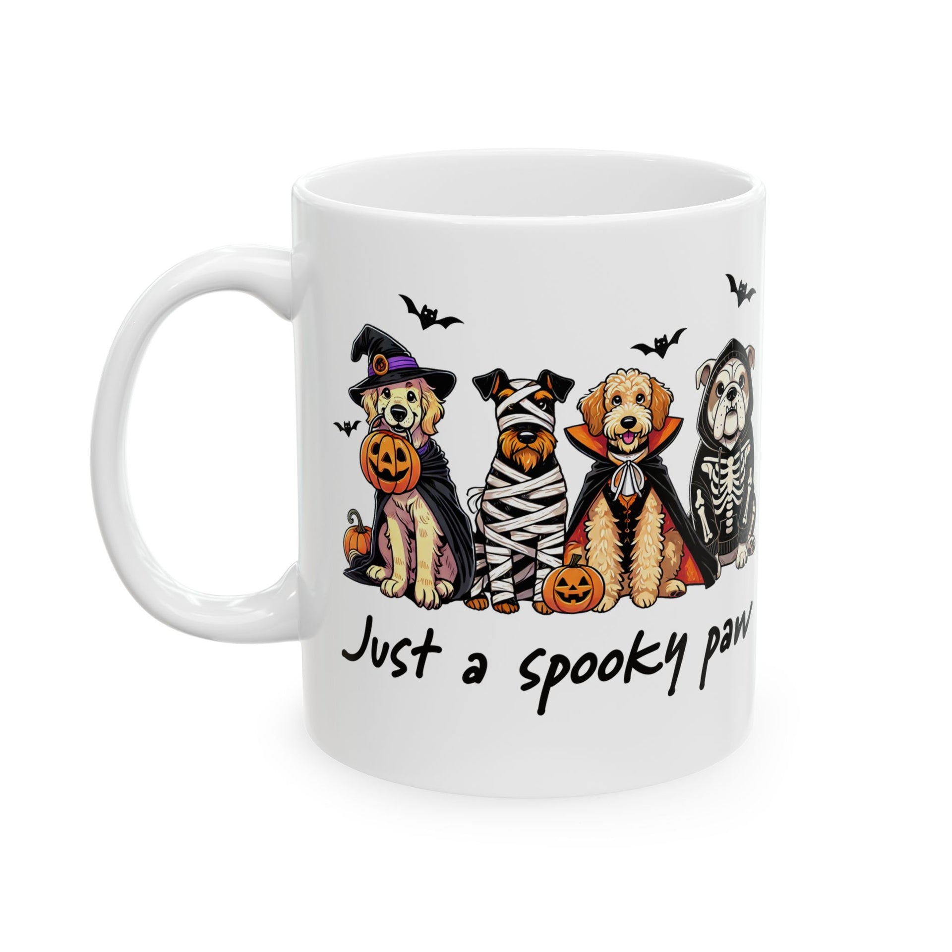 Halloween Dog Just a Spooky Paw Cup
