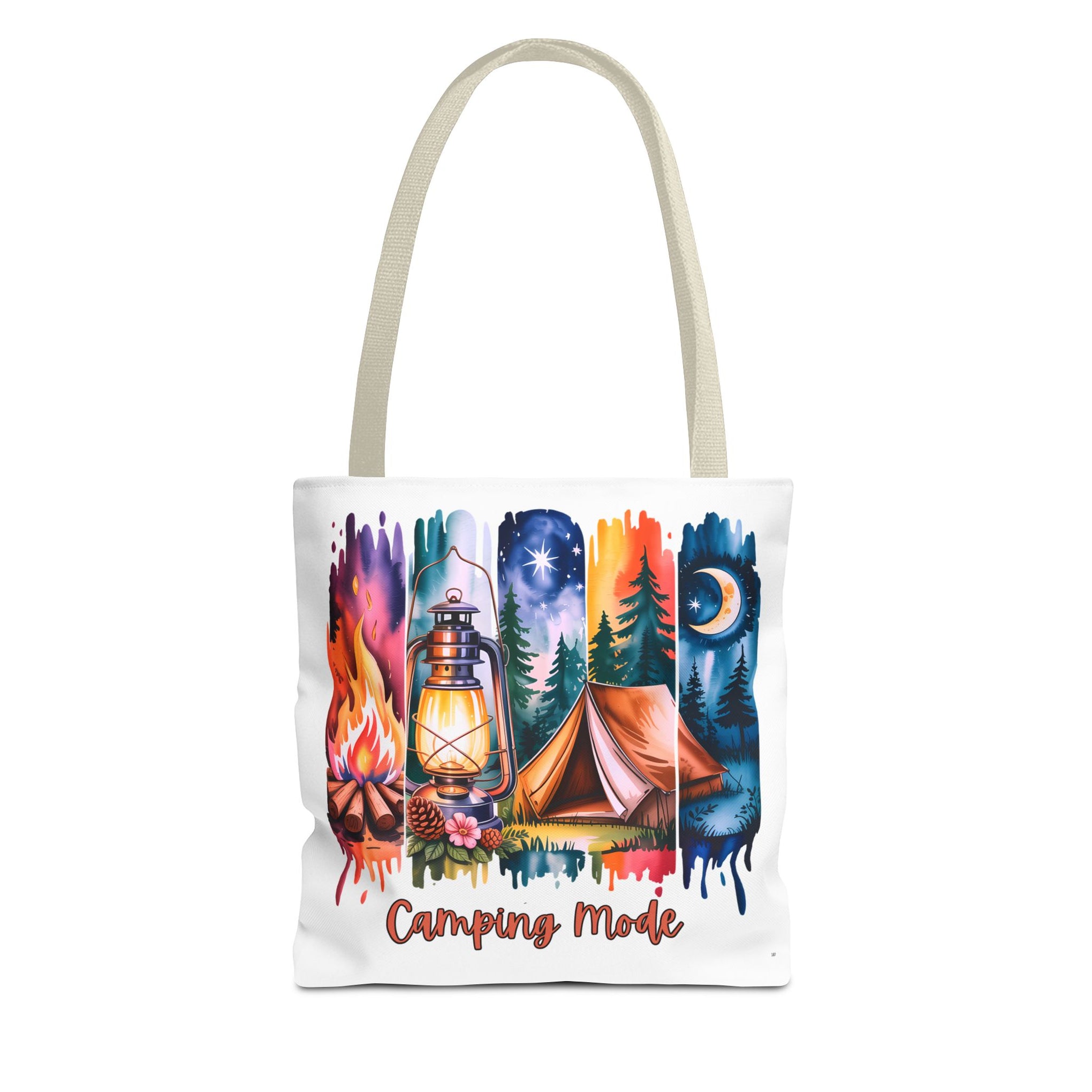 Camping Mode brush stroke Tote Bag