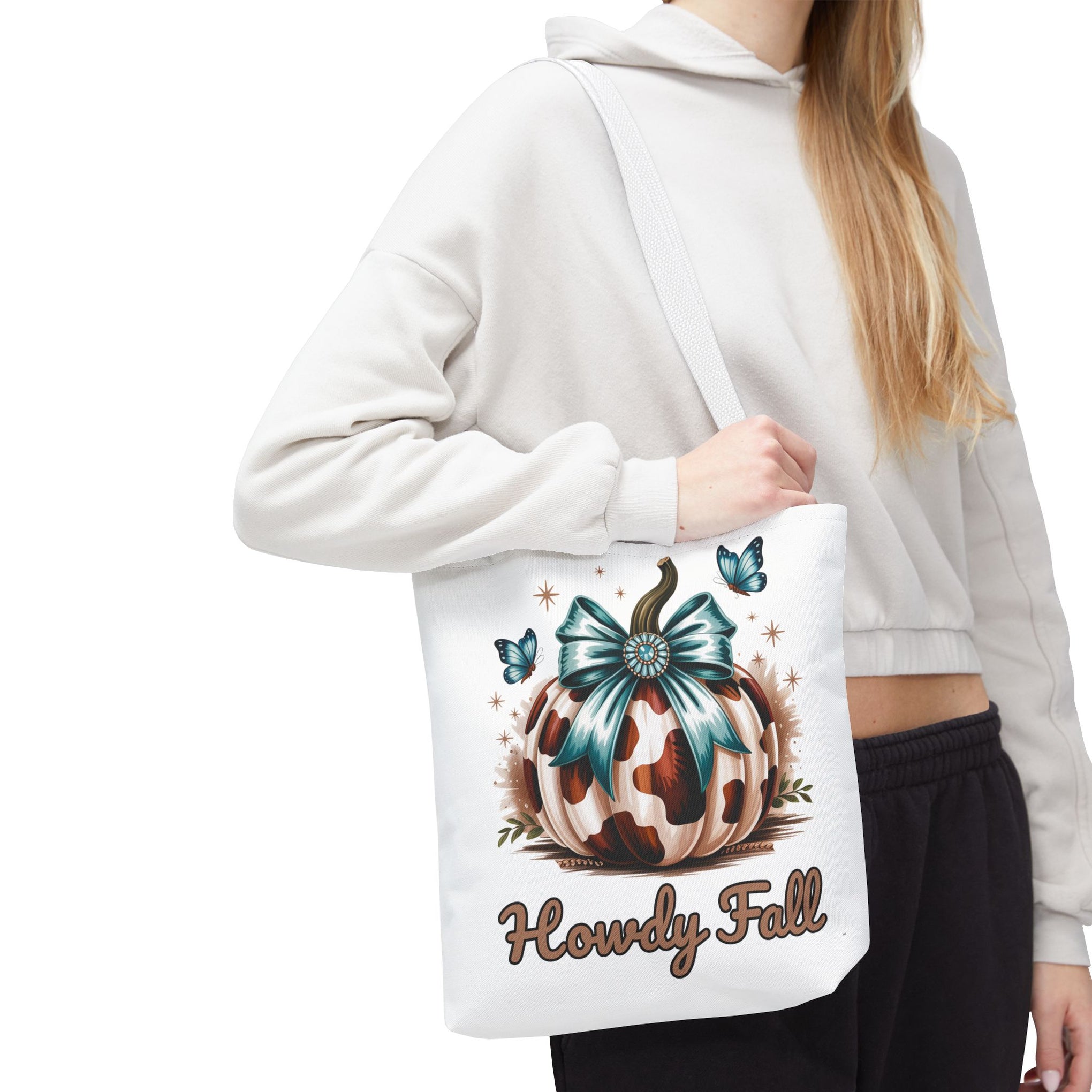 Howdy Fall Western Pumpkin Cowhide Bag