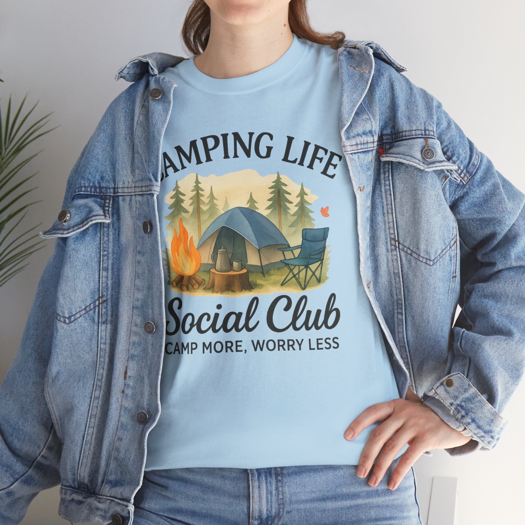 Camping Life Social Club Camp More Worry Less