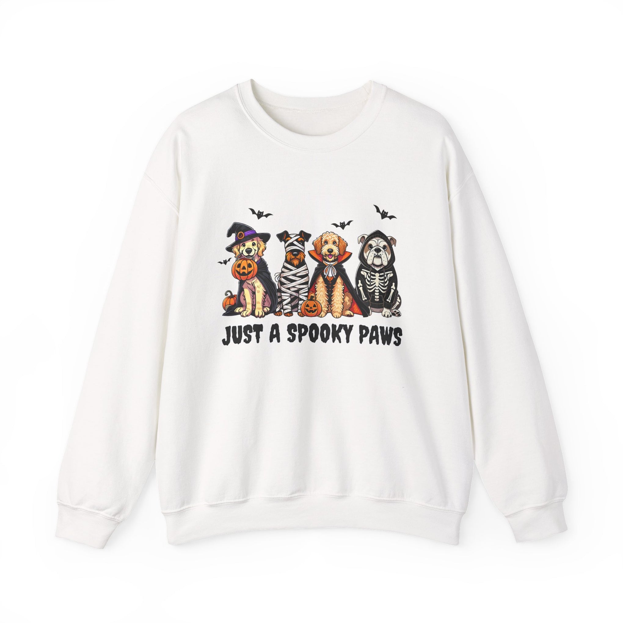 Just a Spooky Paw | Funny Halloween Dog Sweatshirt, Halloween Sweatshirt
