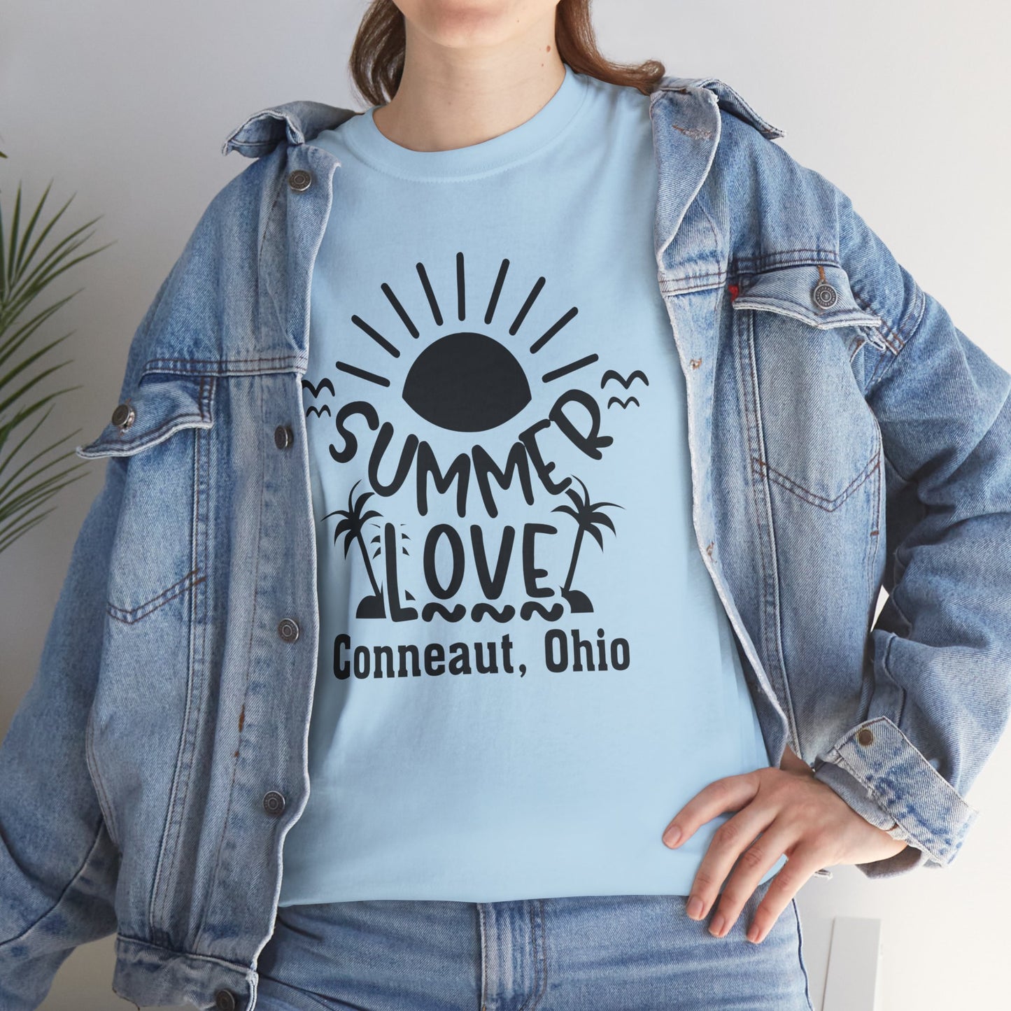 Summer Love Conneaut Ohio Tee Shirt, Home Town Gift, Unisex Cotton Shirt,Home Town Love, Comfy Apparel, Cozy Family Tee