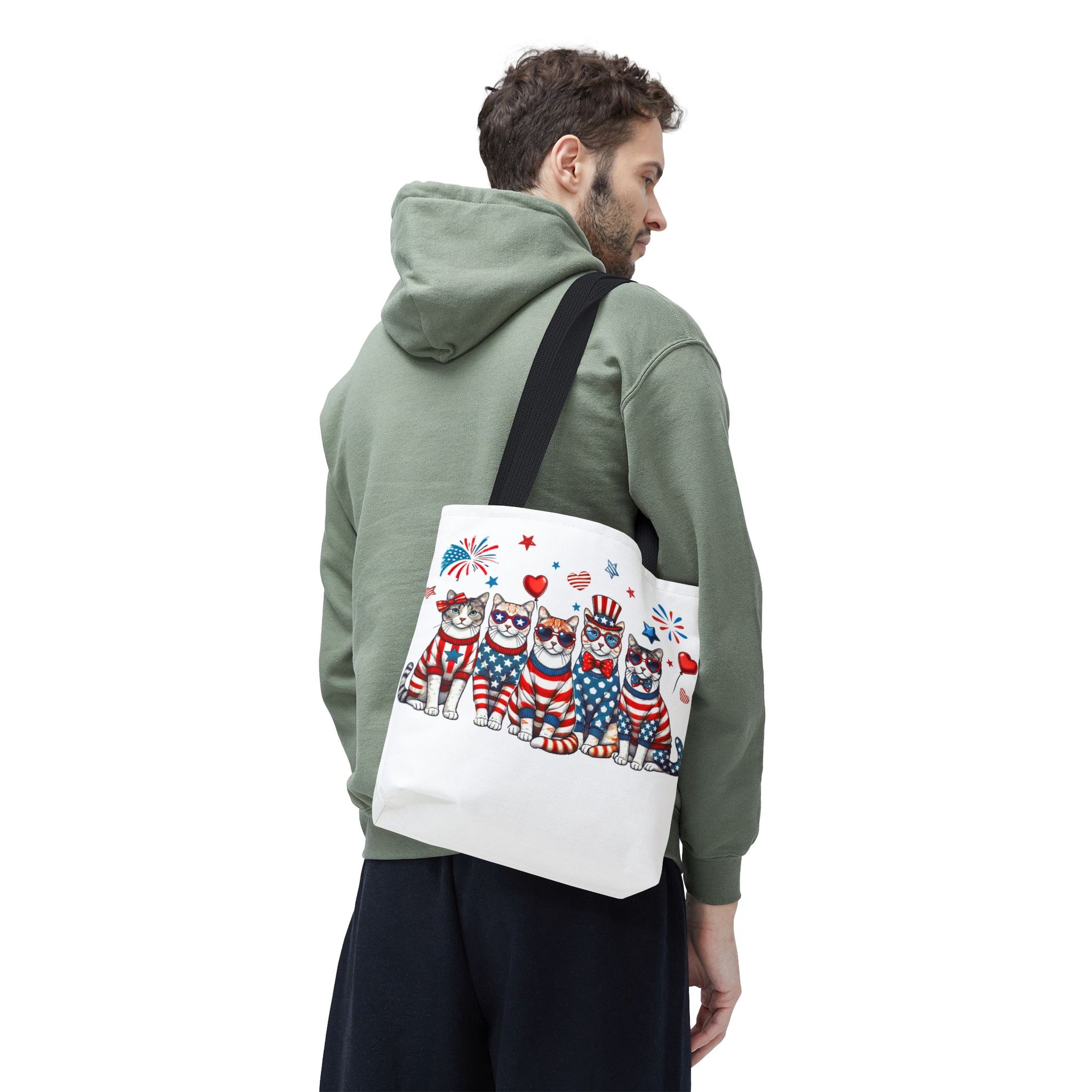 4th of July Patriotic Cat Bag