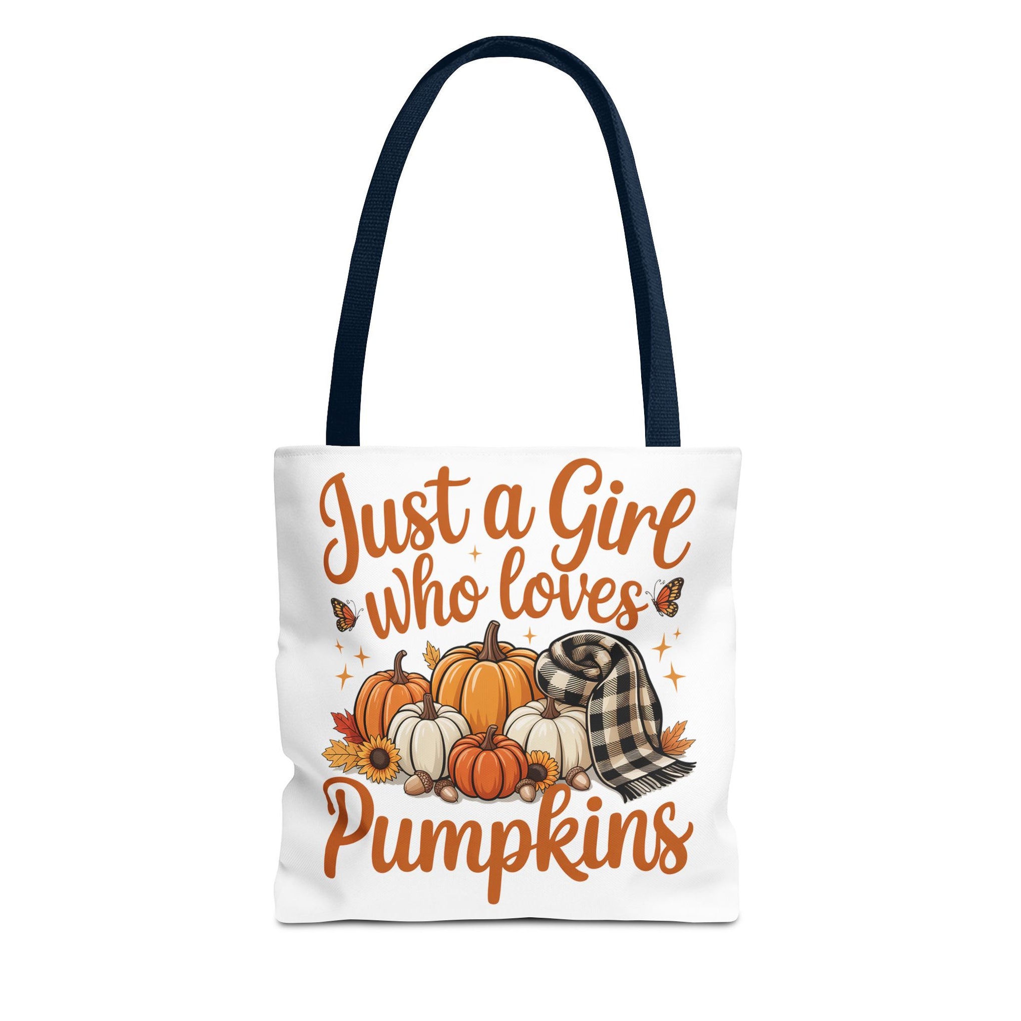 Just a Girl Who Loves Pumpkins, Fall , Retro Halloween Bag, Cute Halloween Must Halloween, Retro Halloween Bag
