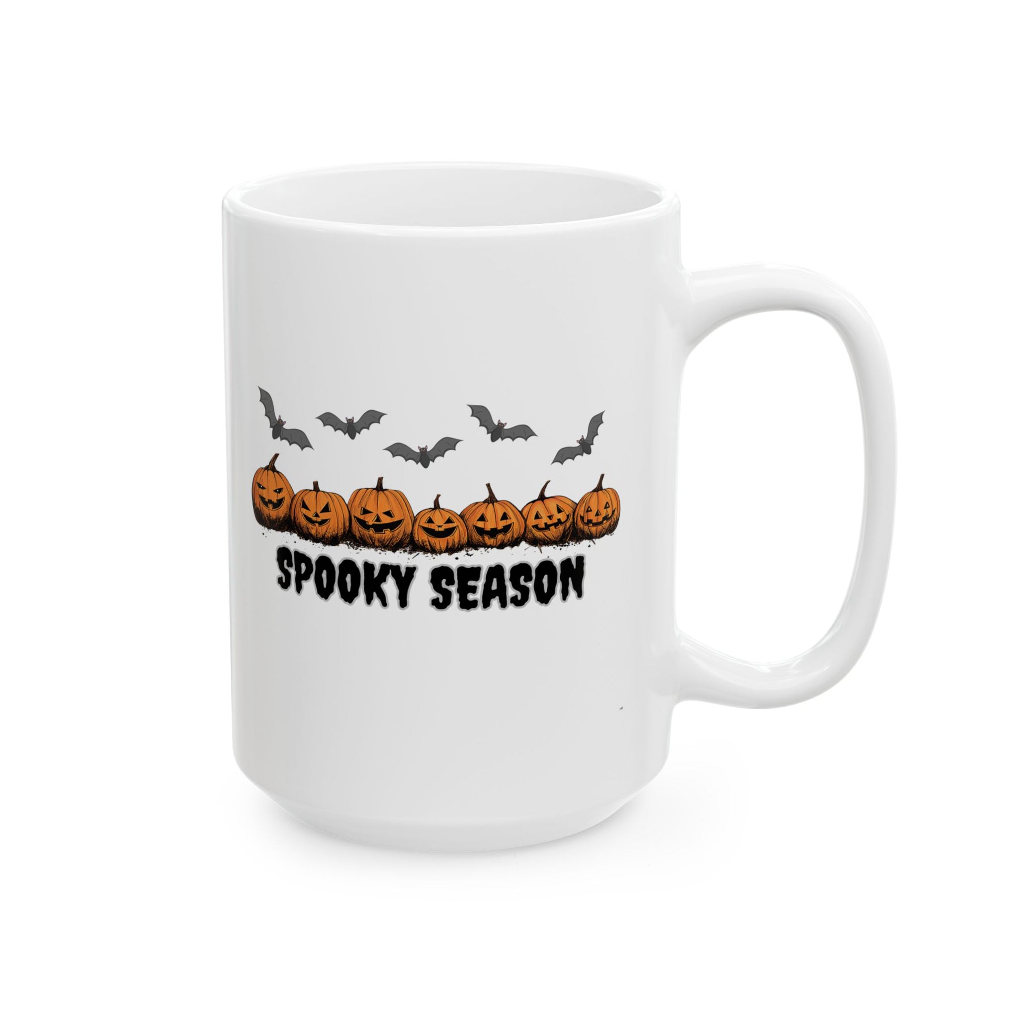 Spooky Season, Fall  Ceramic Mug (11oz, 15oz) - Halloween Cup