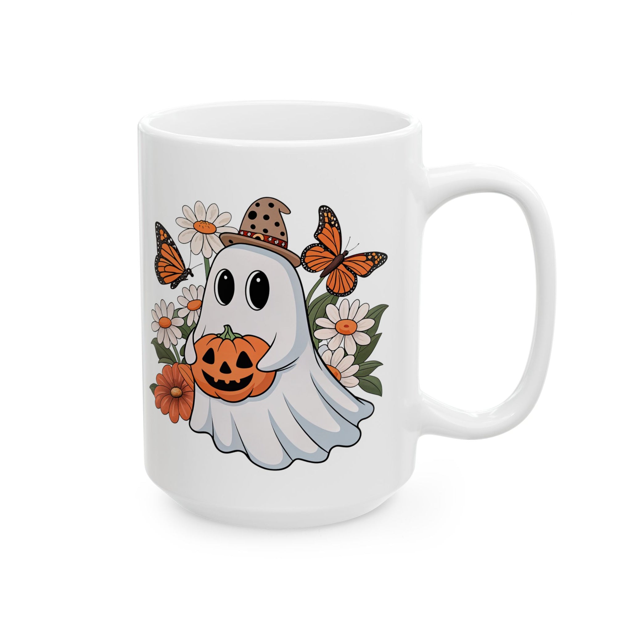 Cute Halloween Ghosts Cup, Halloween cup 11oz and 15oz cup