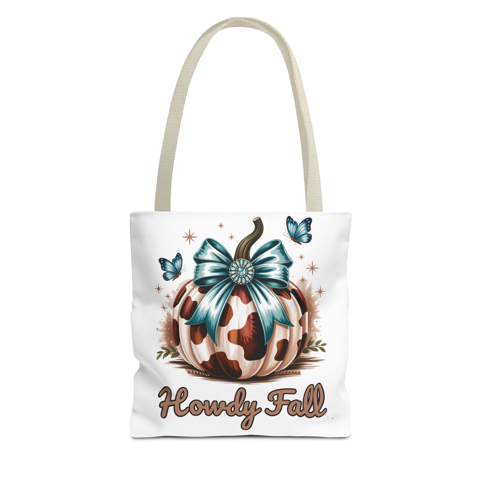 Howdy Fall Western Pumpkin Cowhide Bag