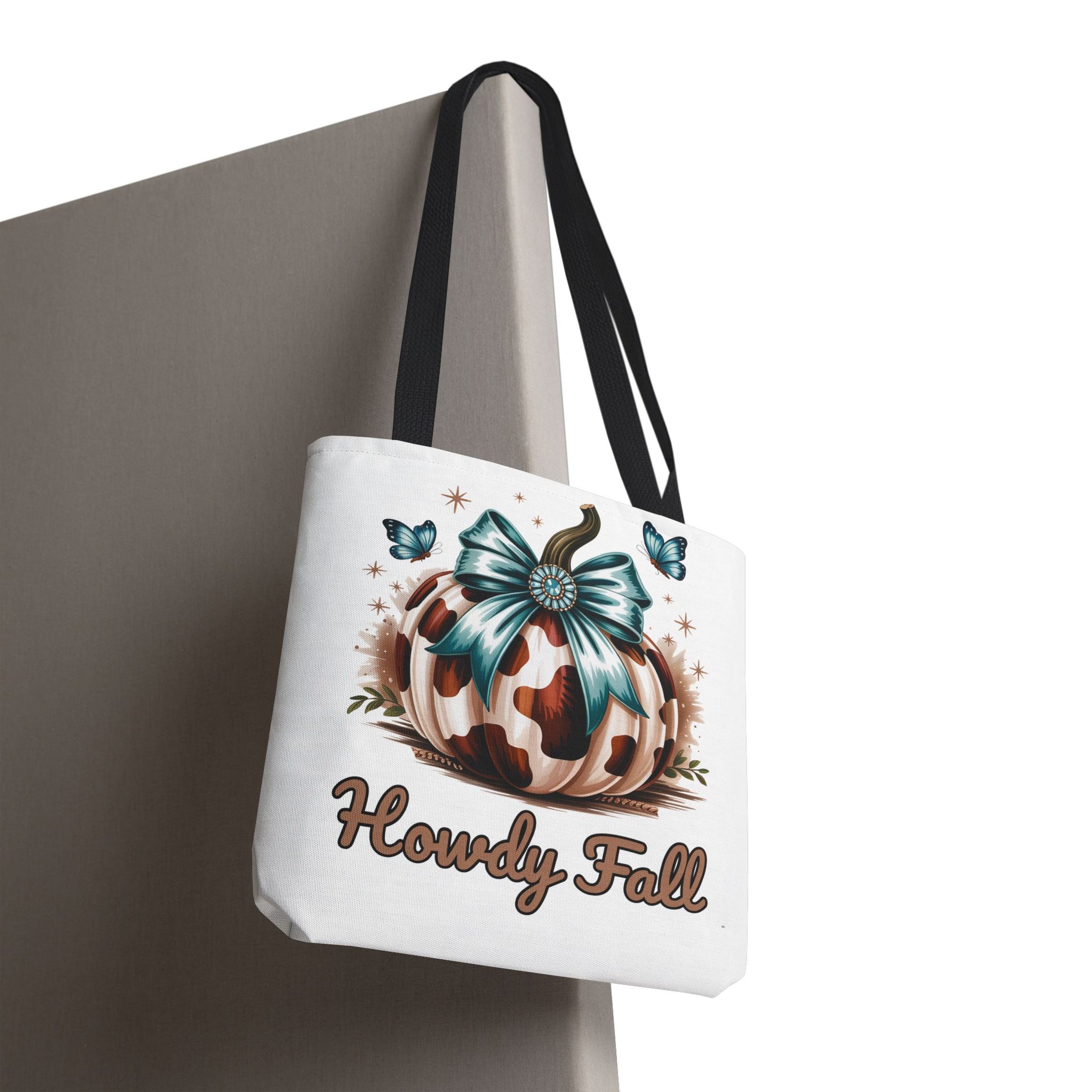 Howdy Fall Western Pumpkin Cowhide Bag