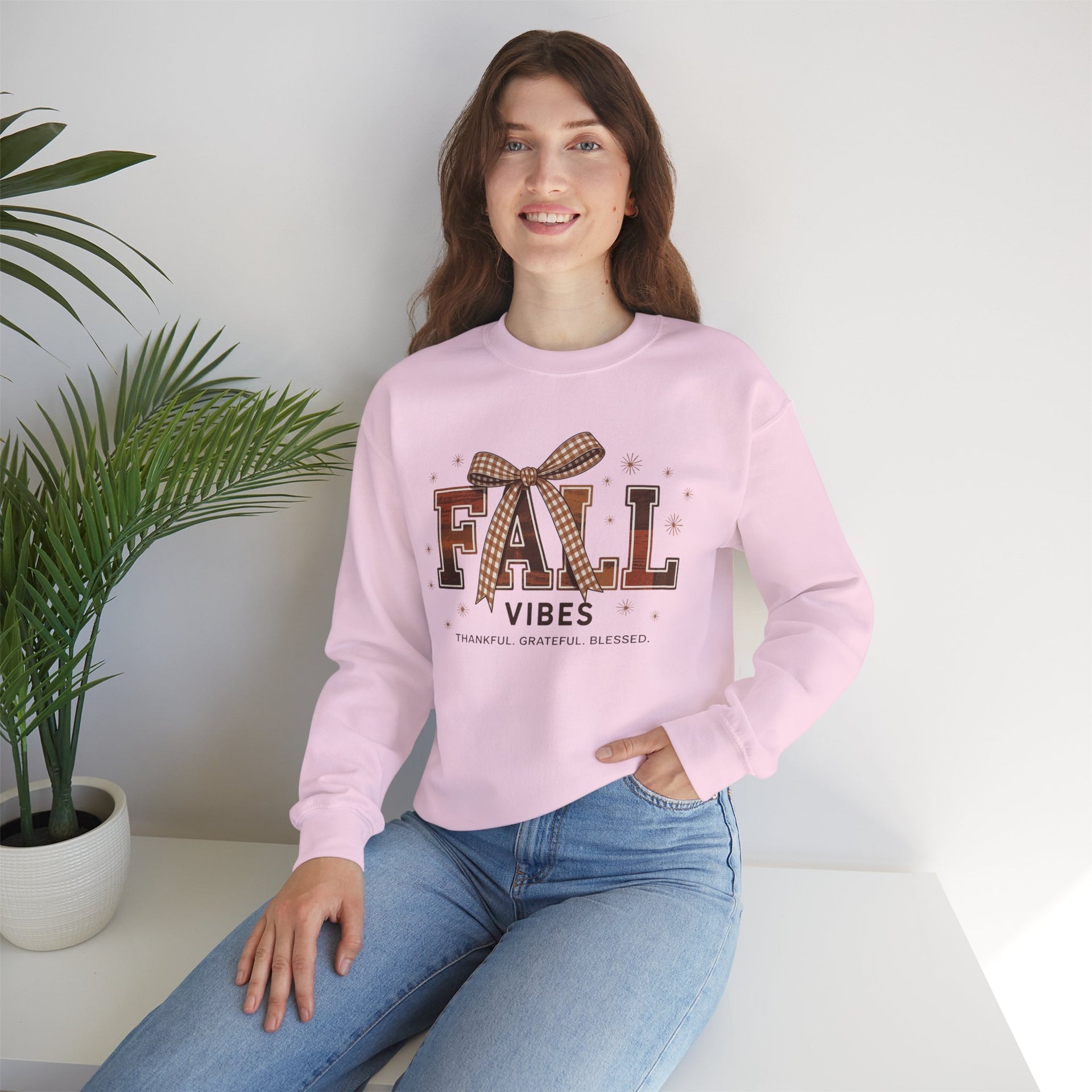Fall Vibes, Thankful - Grateful - Blessed, Fall Sweatshirt, Fall, Autumn Sweatshirt