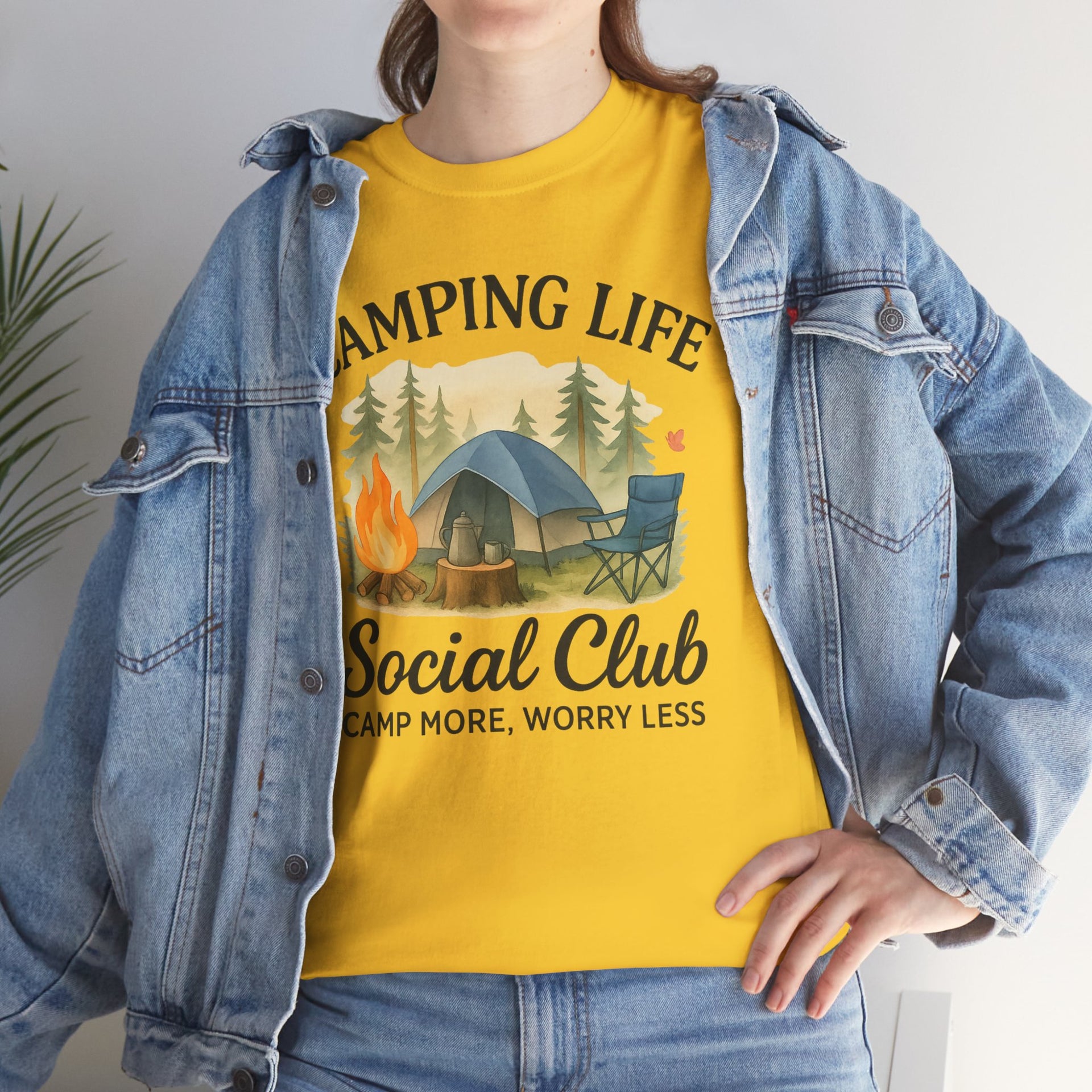 Camping Life Social Club Camp More Worry Less