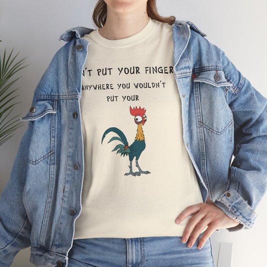 Don't your fingers anywhere you wouldn't put your c*ck